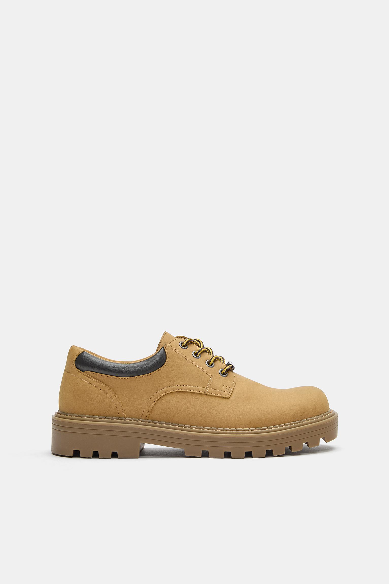 STWD lace-up shoes — Mustard
