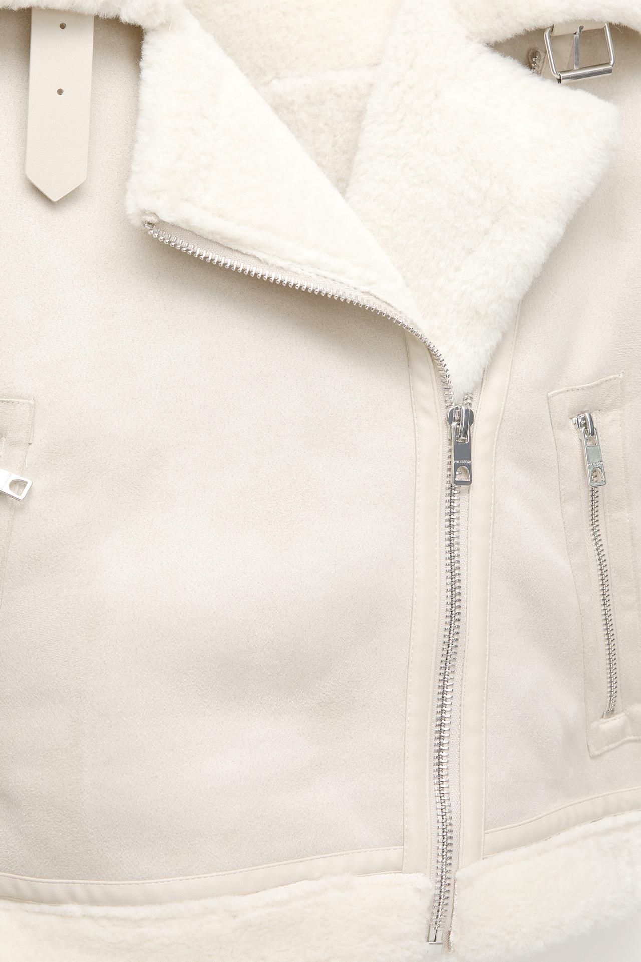 Short Reversible Jacket — Ecru