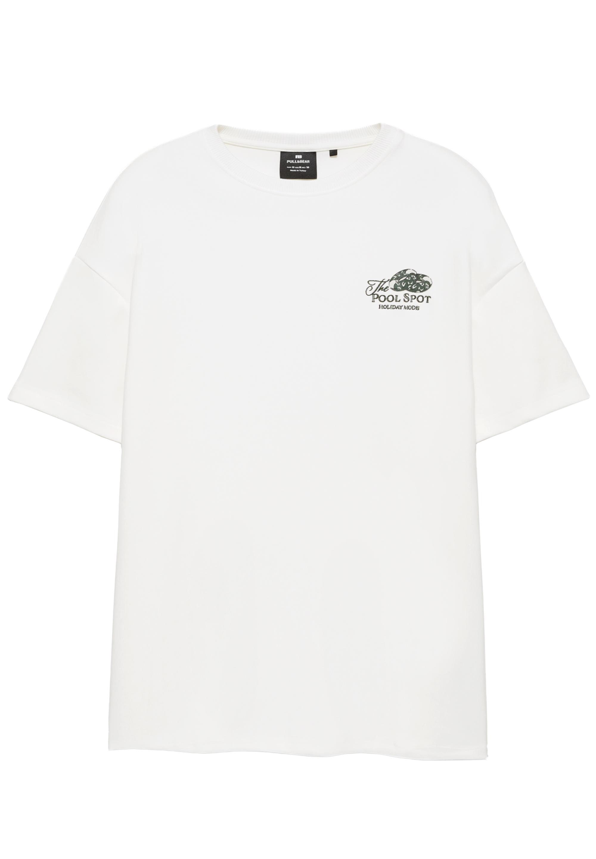 Kısa kollu grafik baskılı sweatshirt - Görsel 2