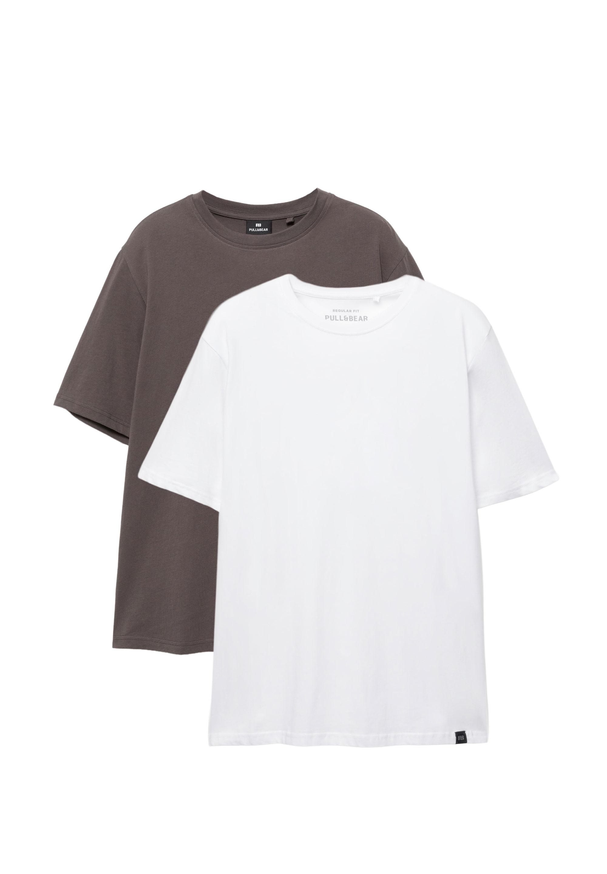 2-pack of basic T-shirts — Bluish grey