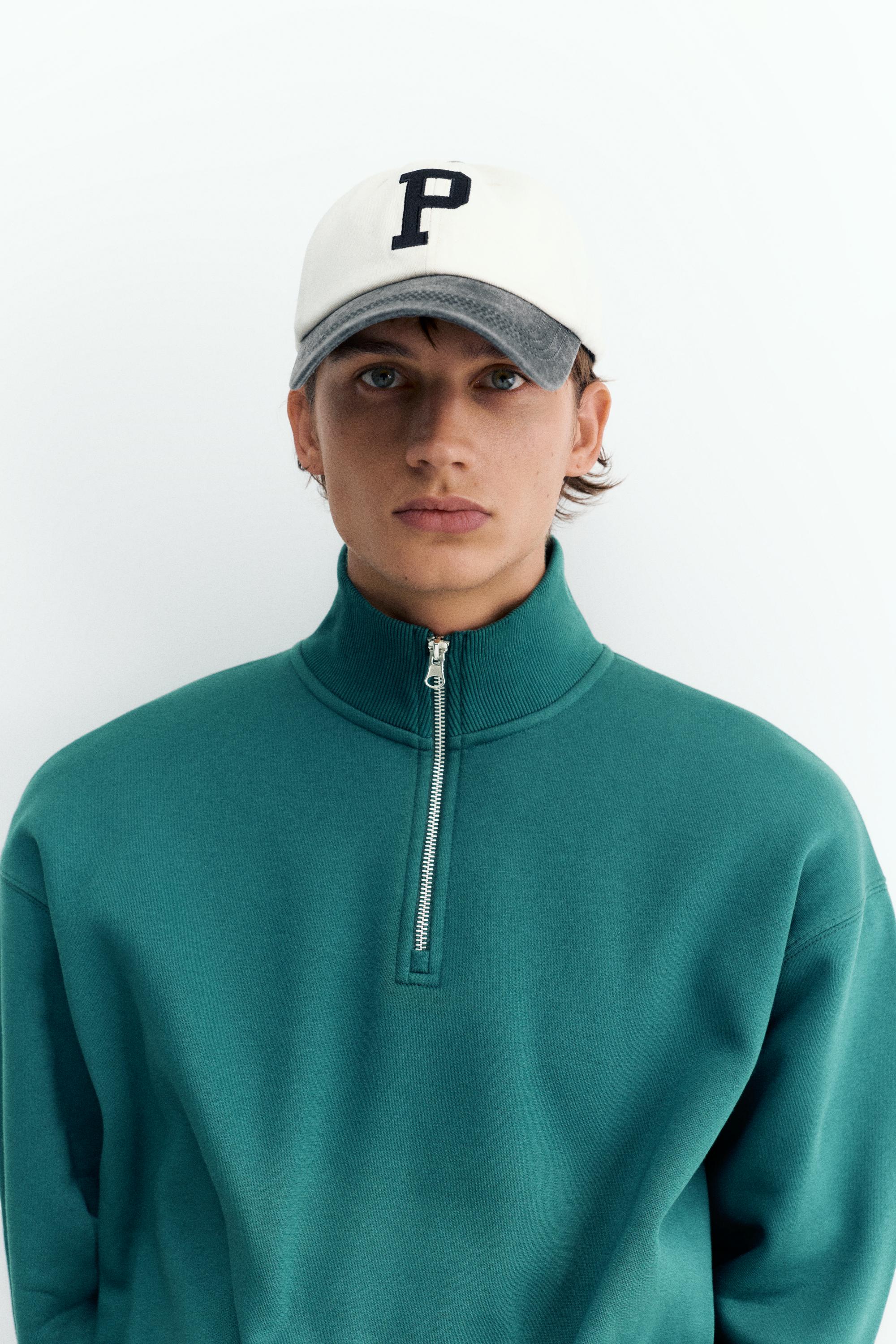 Quarter-zip sweatshirt — Bottle