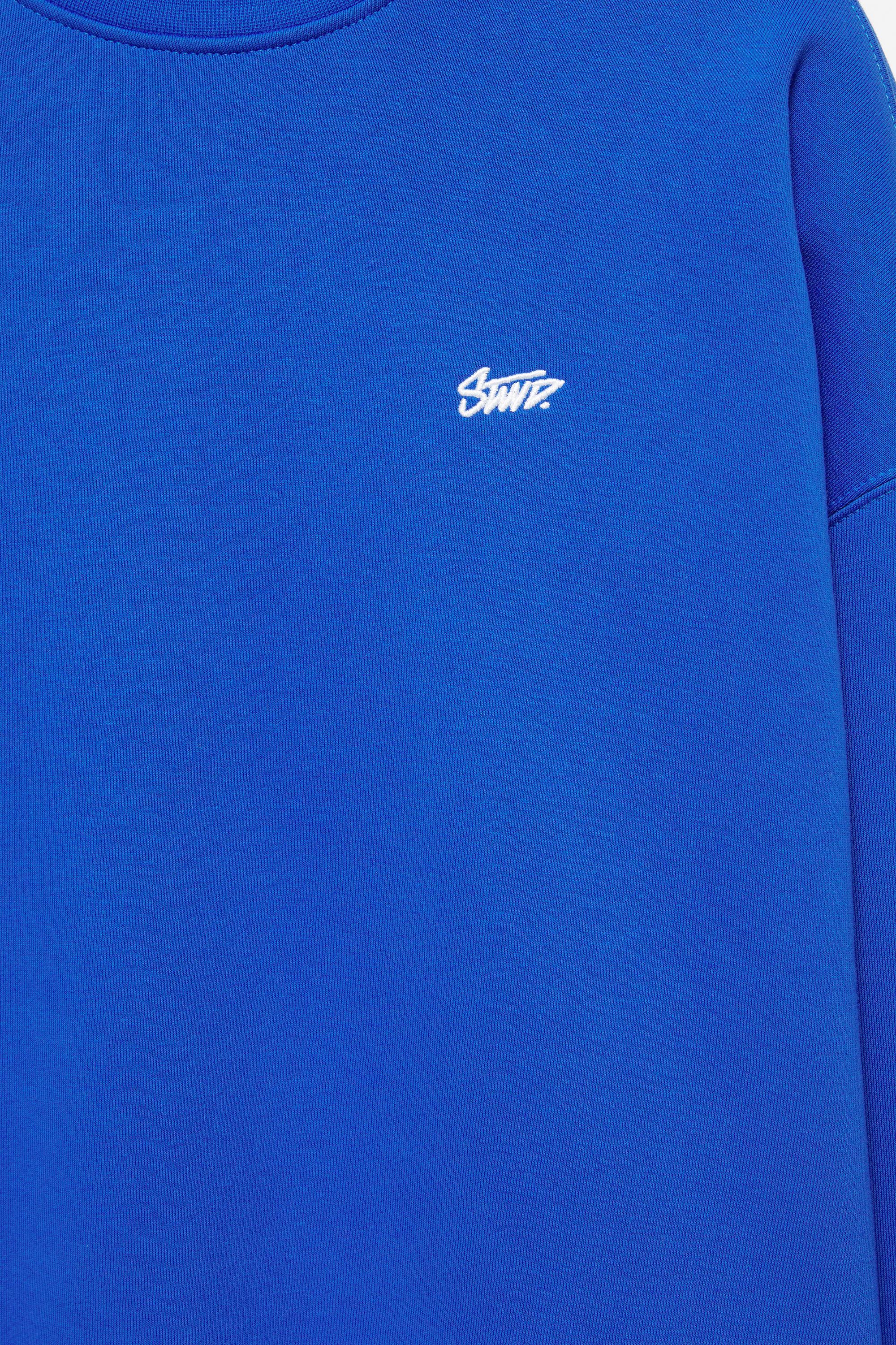 STWD boxy sweatshirt — Deep blue