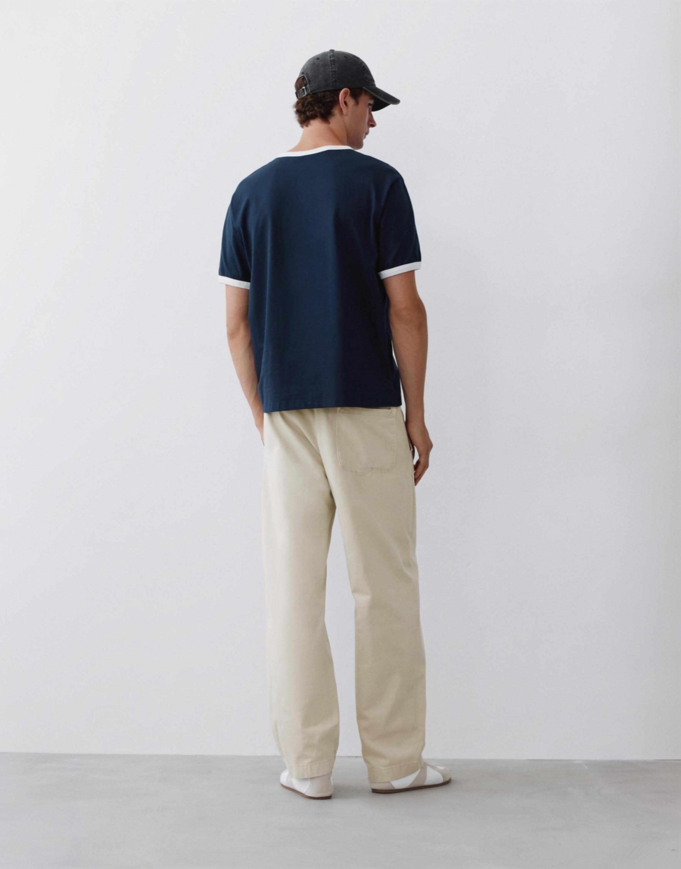 Baggy jogger pants — Off white