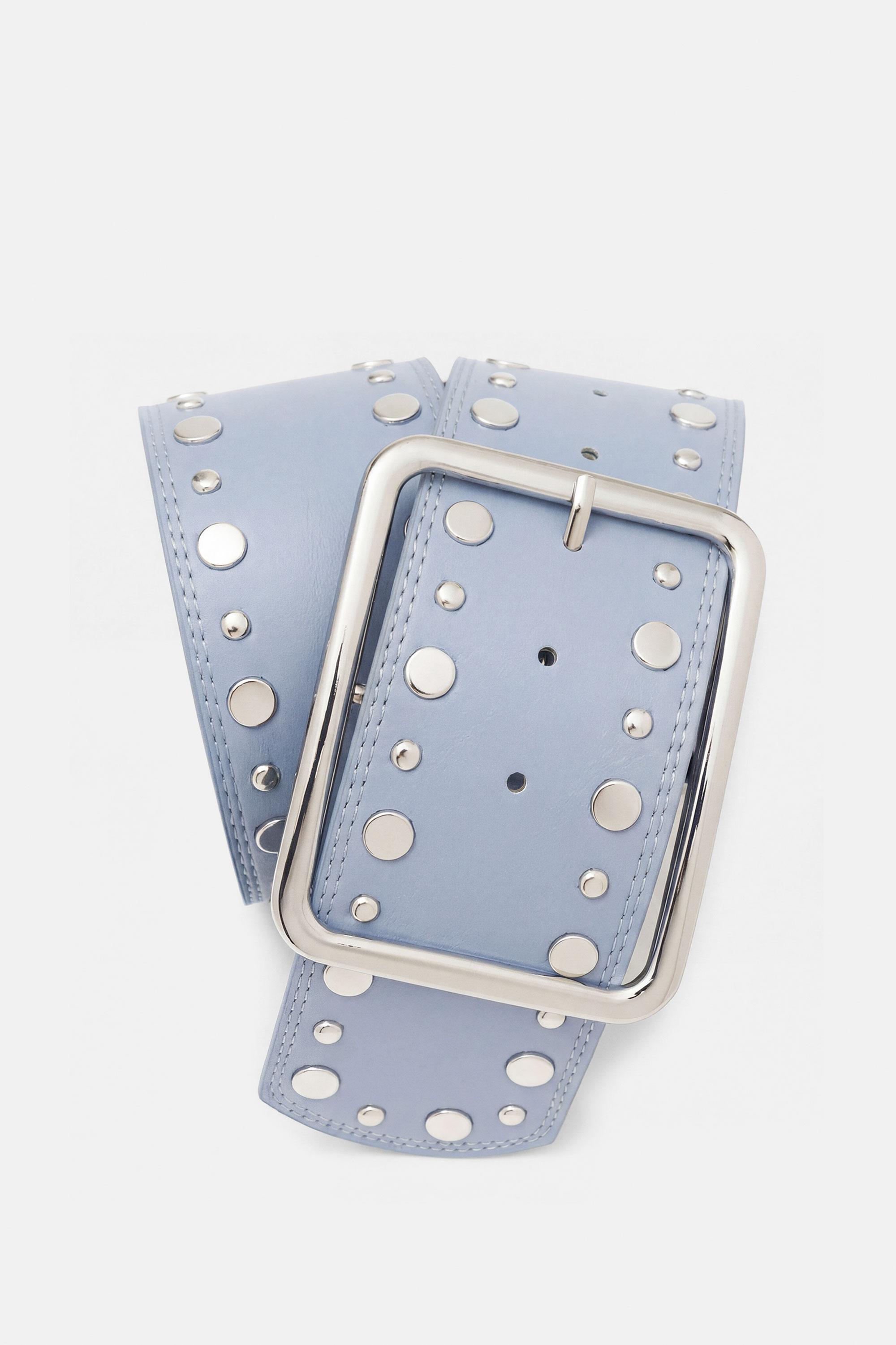 Zımbalı geniş kemer - Görsel 12