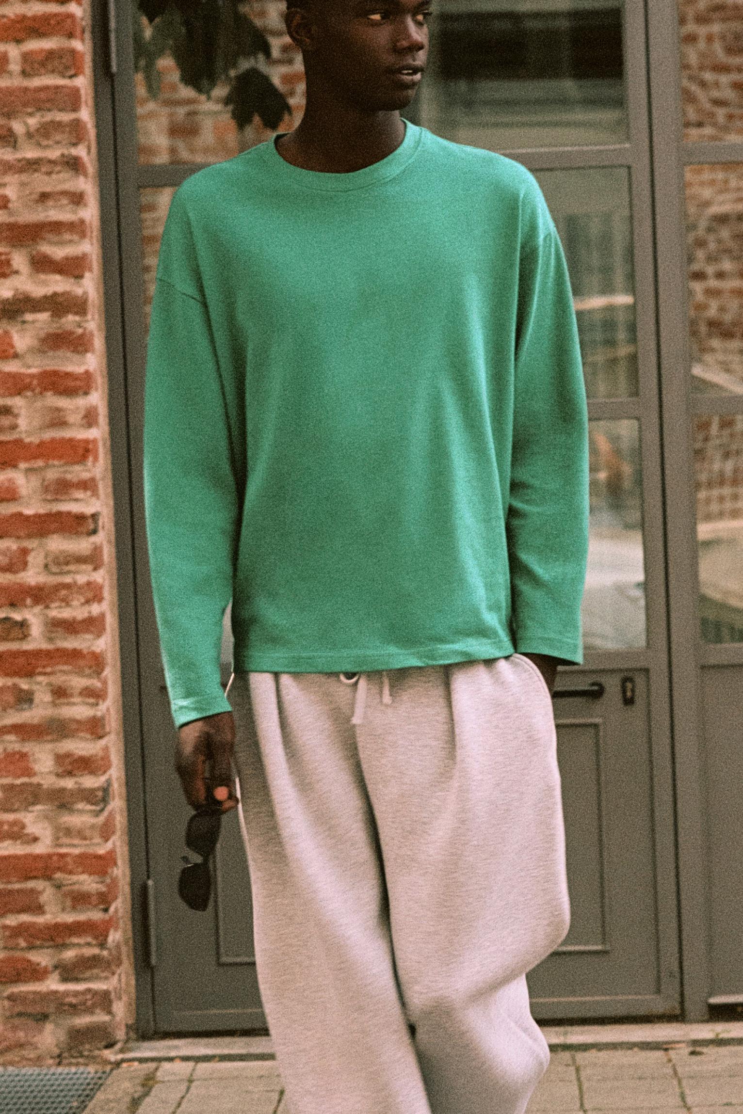 Heavy weight relaxed fit T-shirt — Green