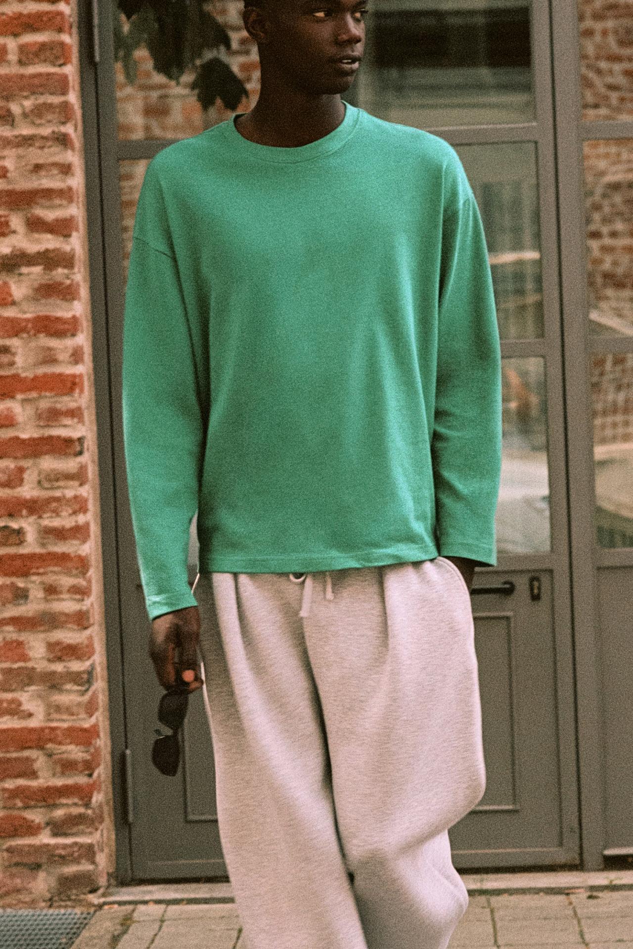 Heavy weight relaxed fit T-shirt — Green