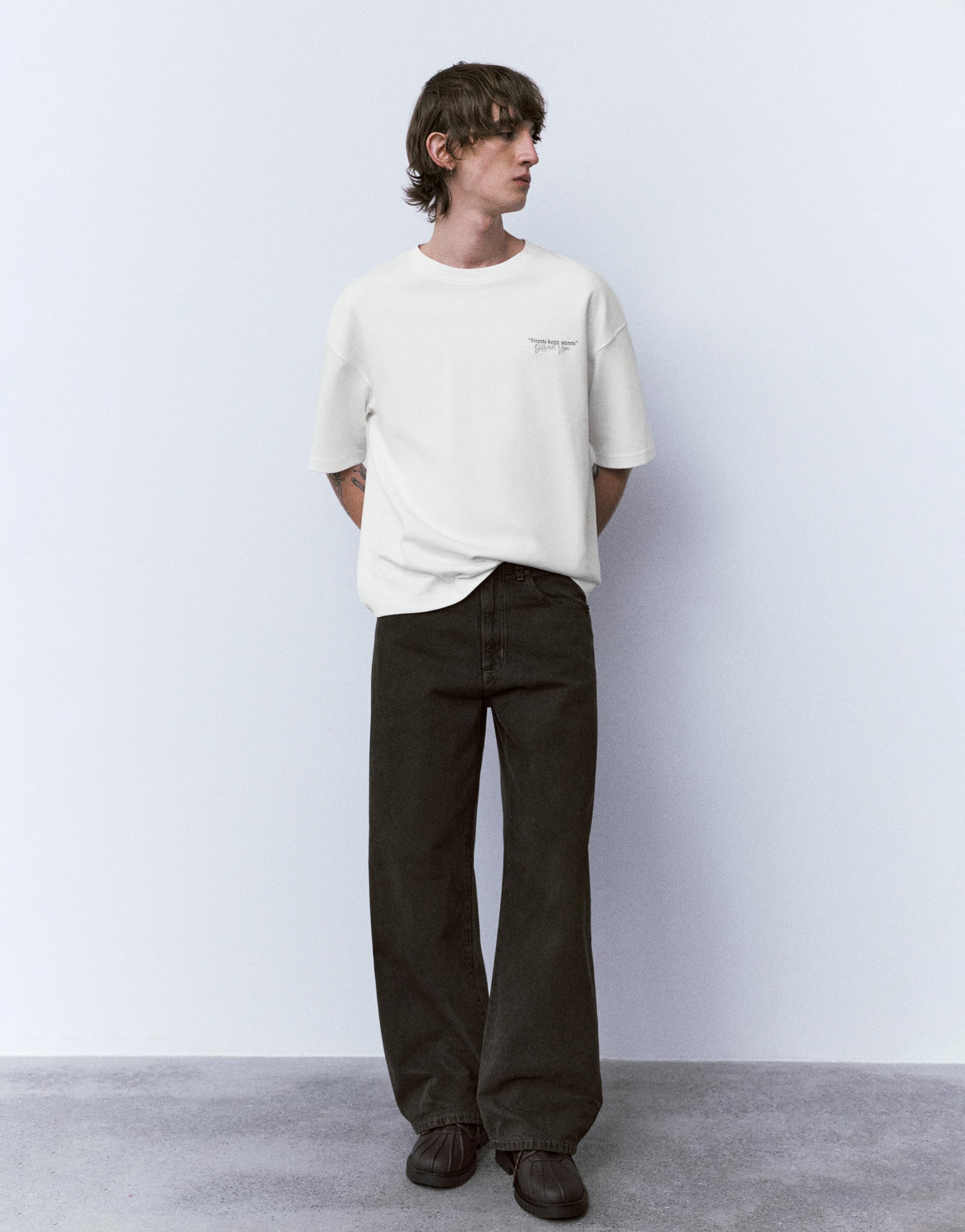 Kısa kollu Retrospective grafik sweatshirt - Görsel 21