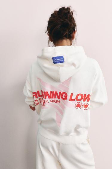 Star graphic hoodie — Ice 2
