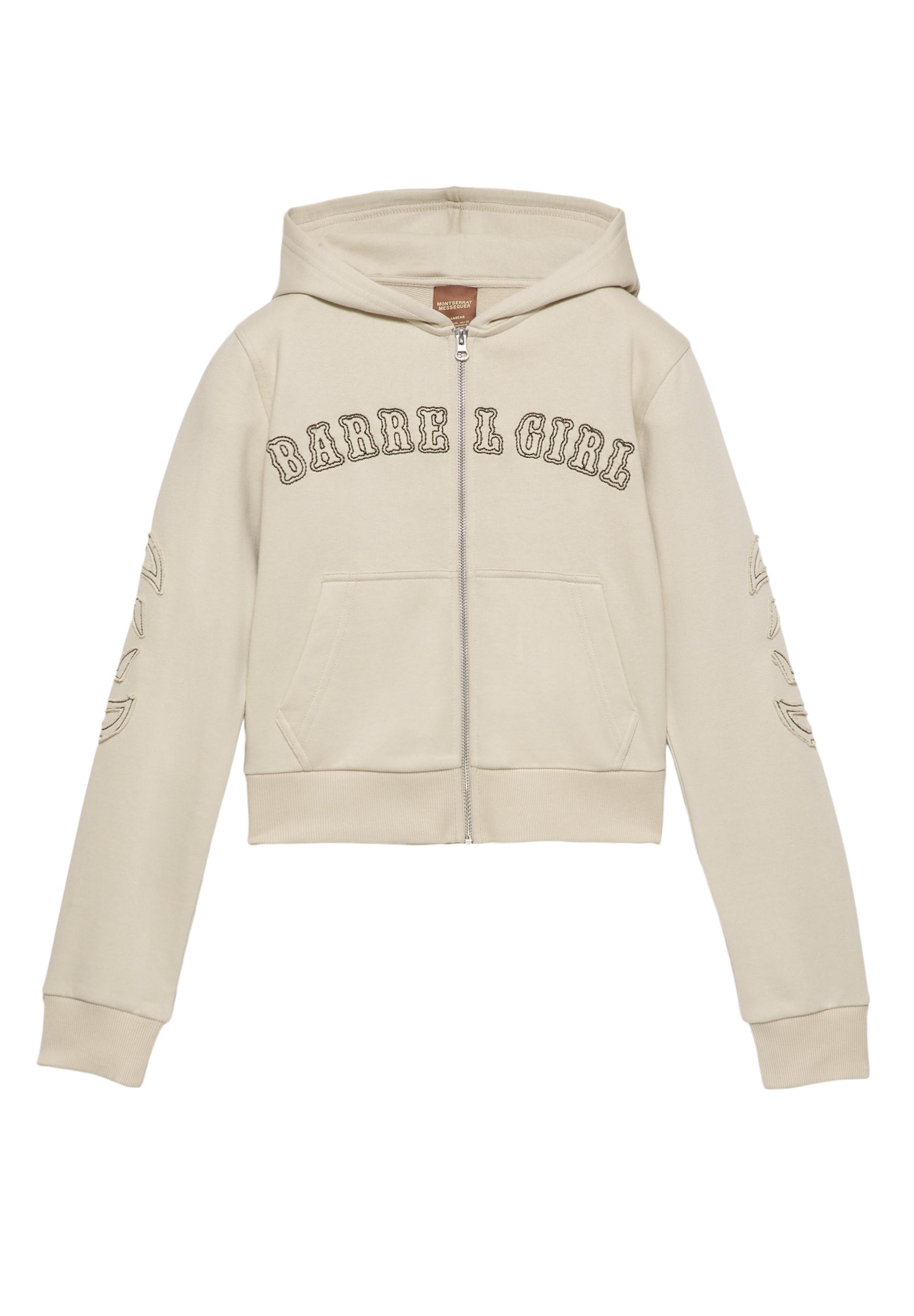 Montserrat Messeguer hoodie with zipper — Sand