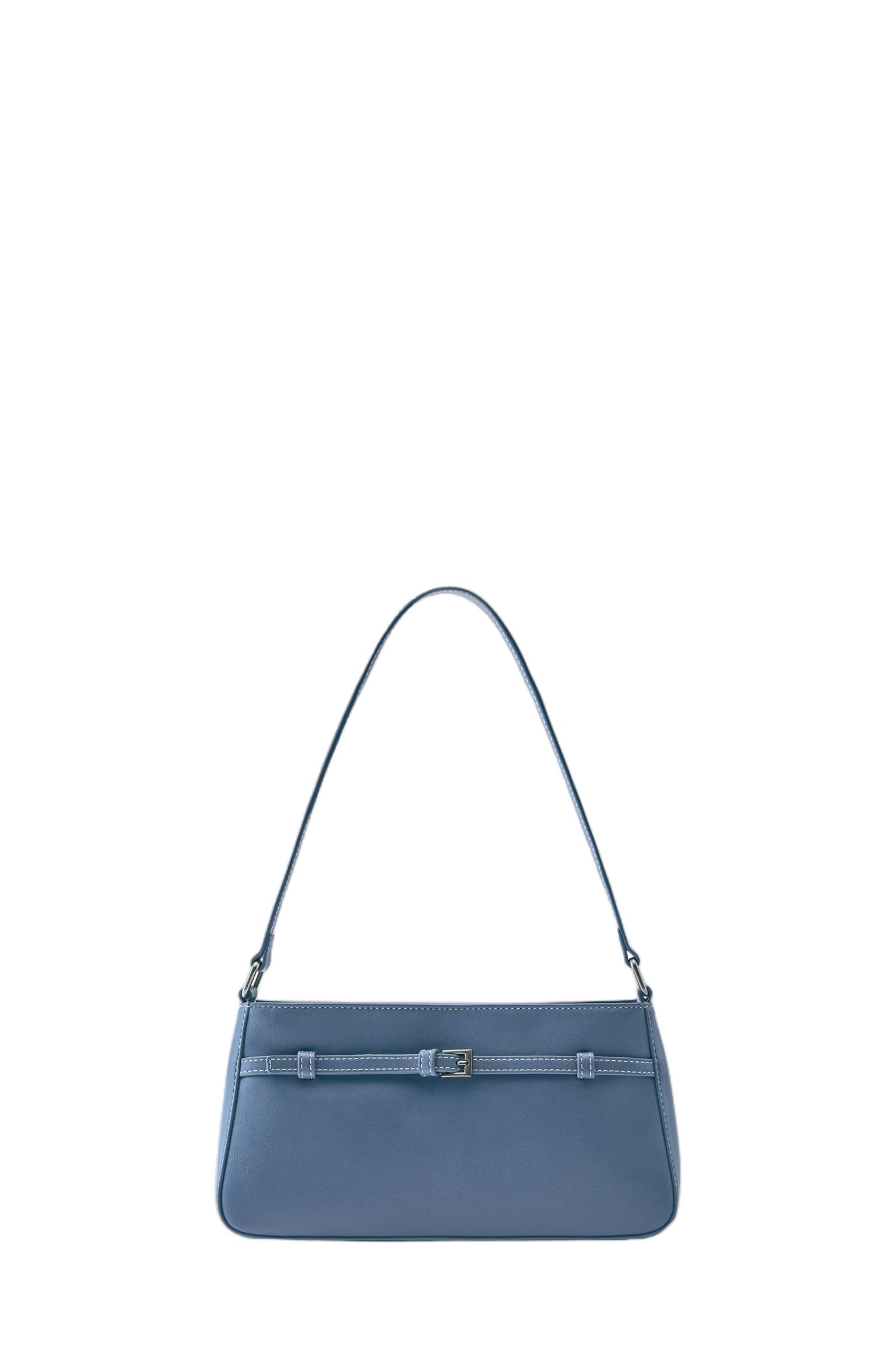 Buckle shoulder bag — Blue