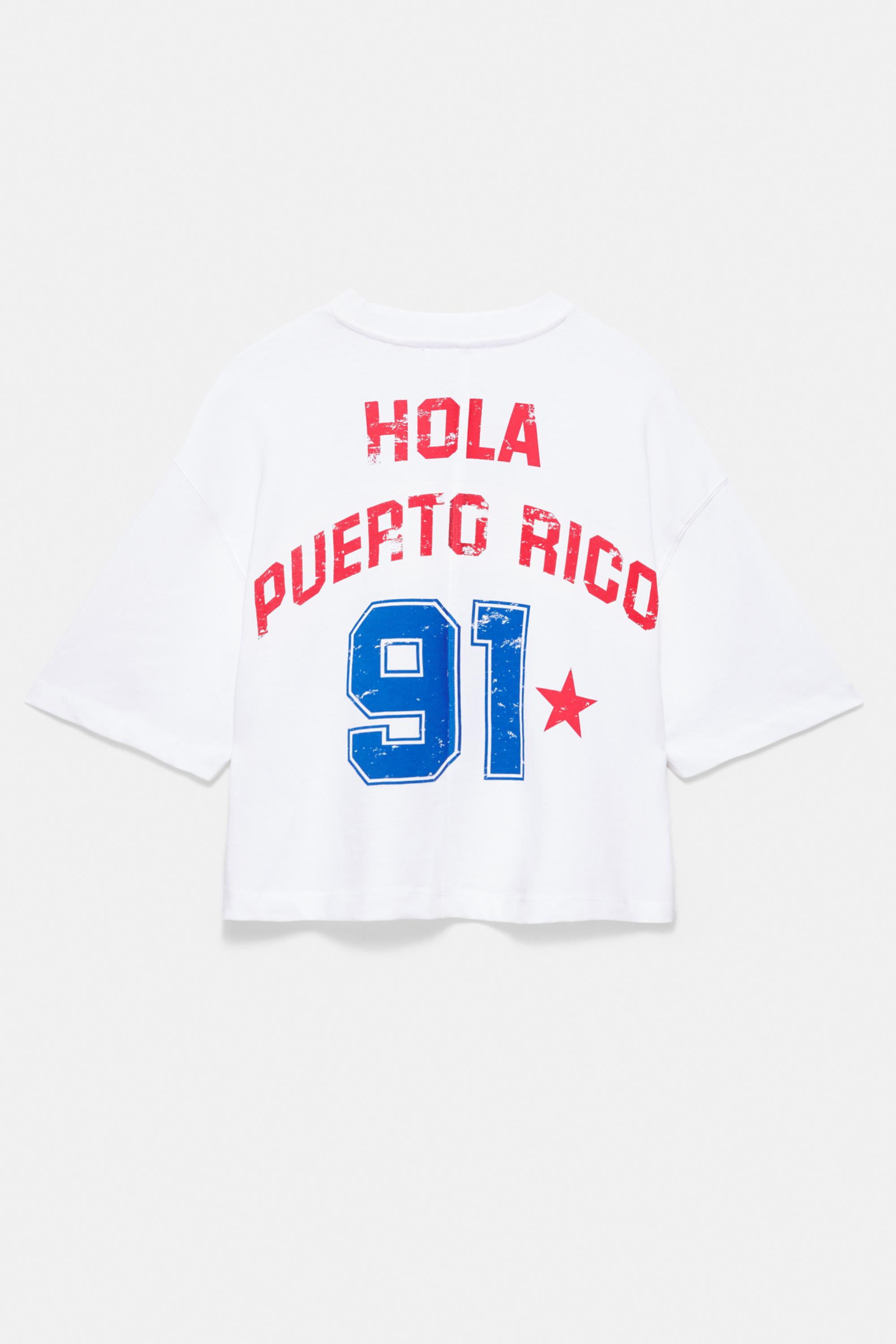 Puerto Rico graphic T-shirt — White
