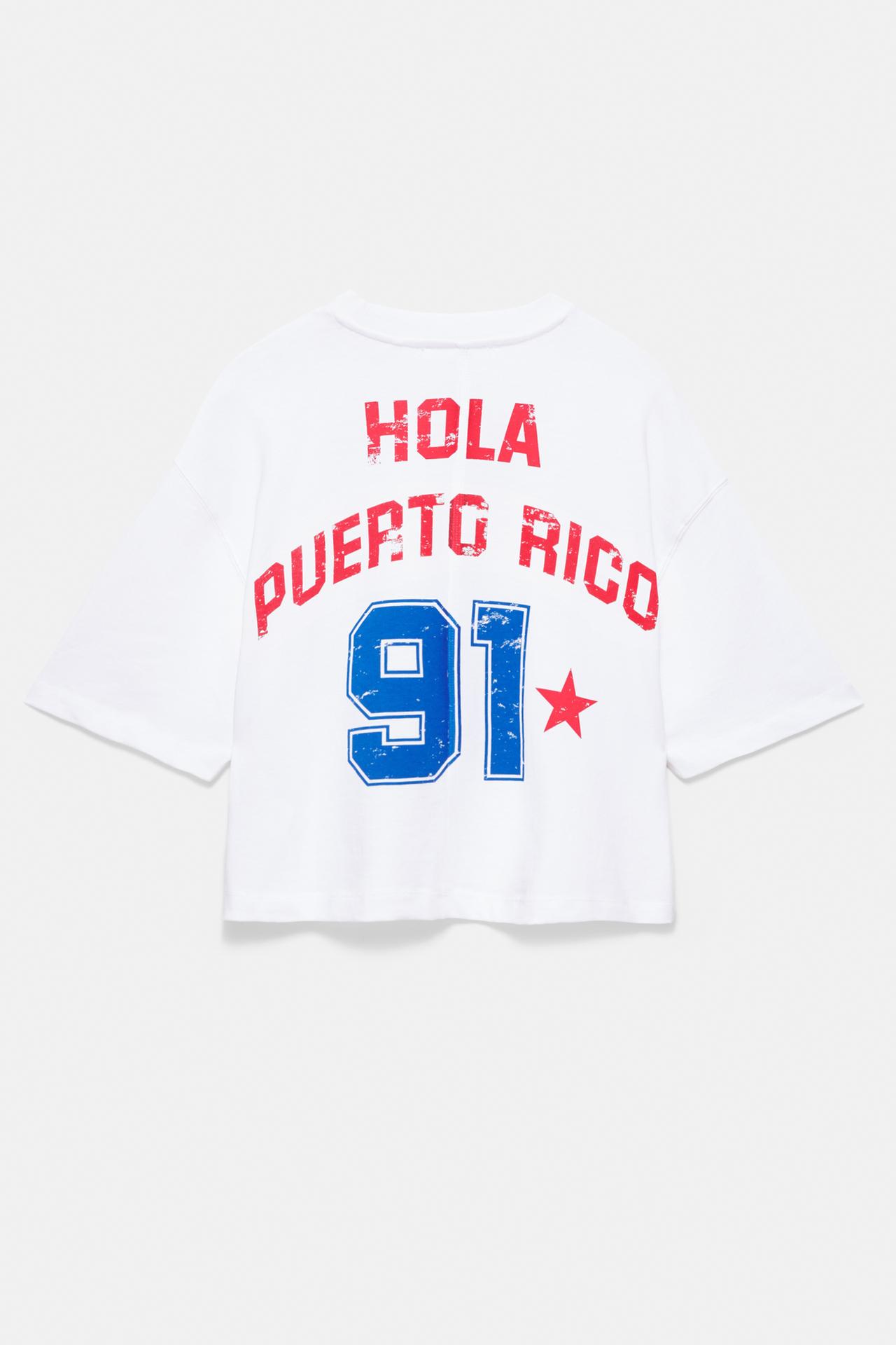 Puerto Rico graphic T-shirt — White