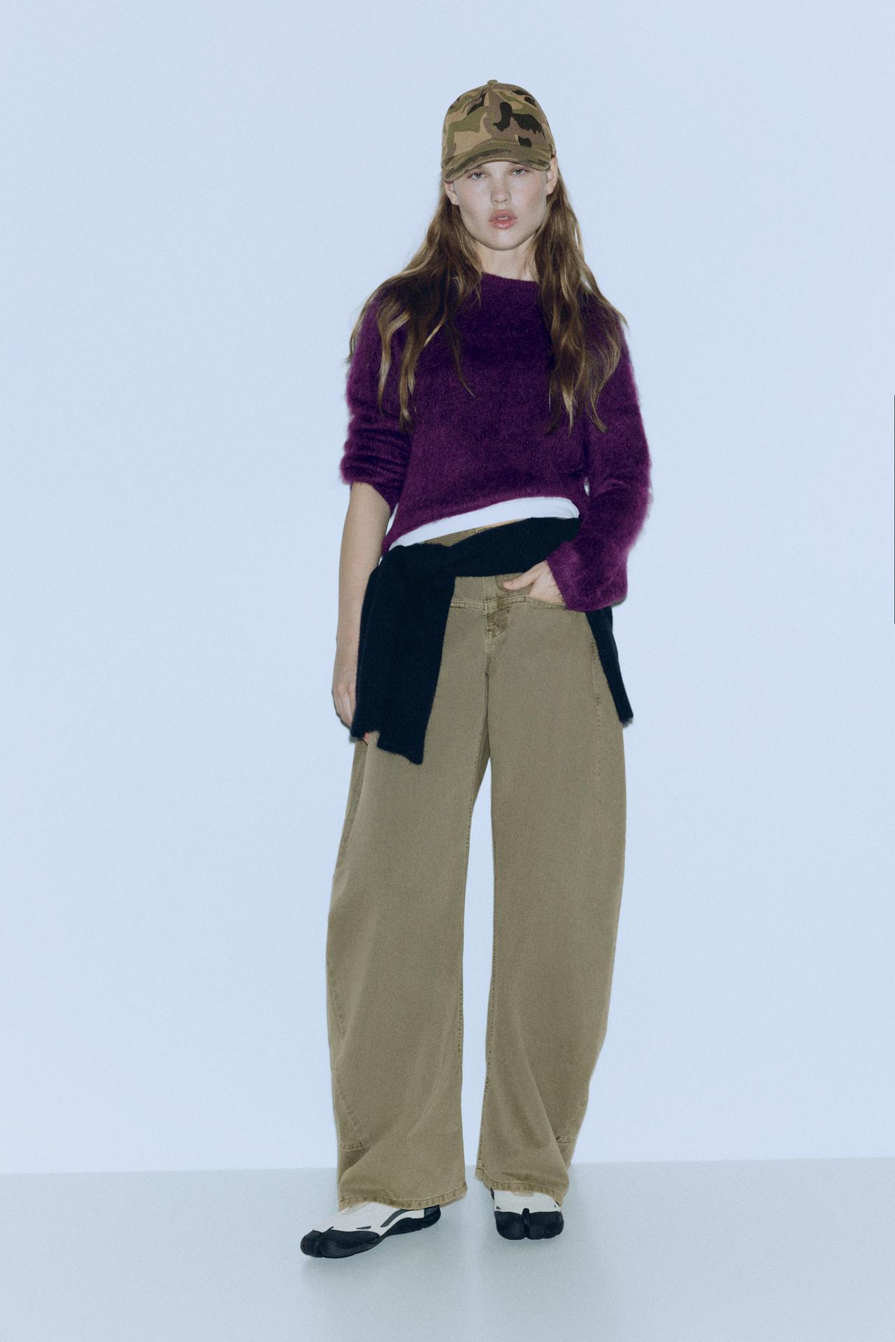 Regular fit jumper — Purple