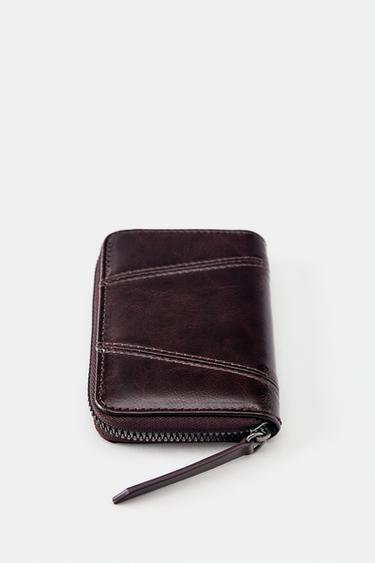 Distressed wallet — Burgundy 3