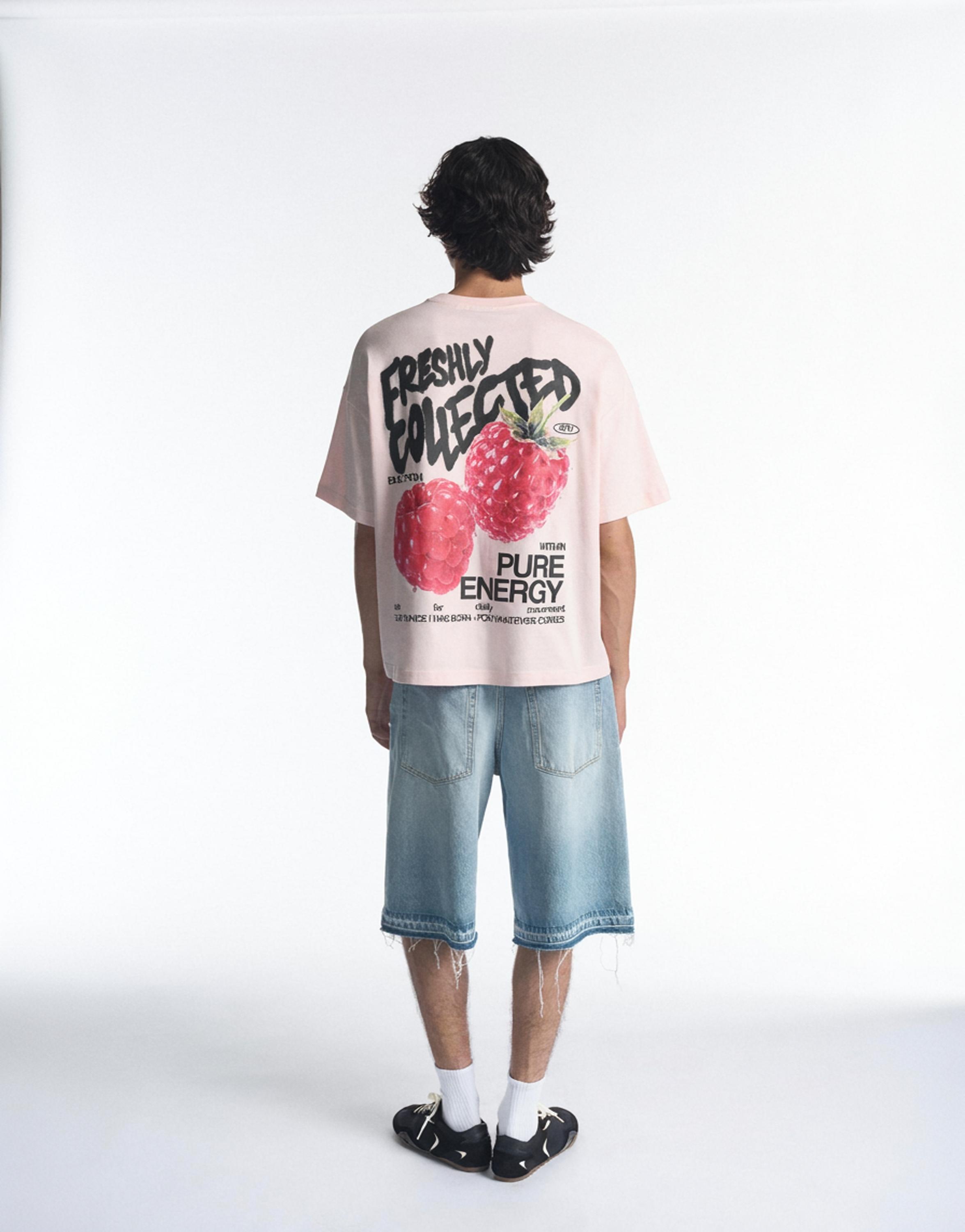 STWD graphic T-shirt — Pastel pink
