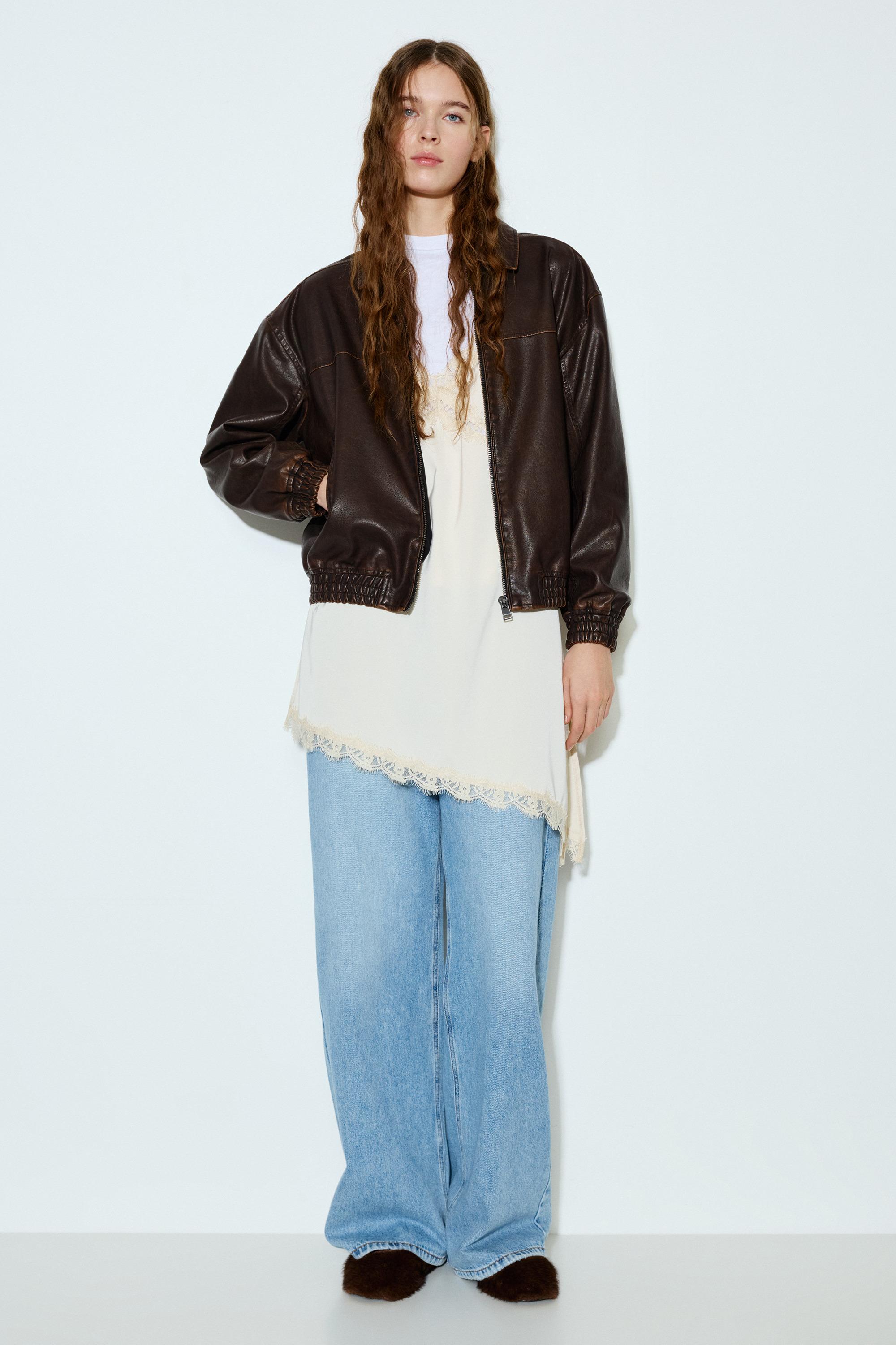 Suni Deri Baba Kesim Ceket - Görsel 149