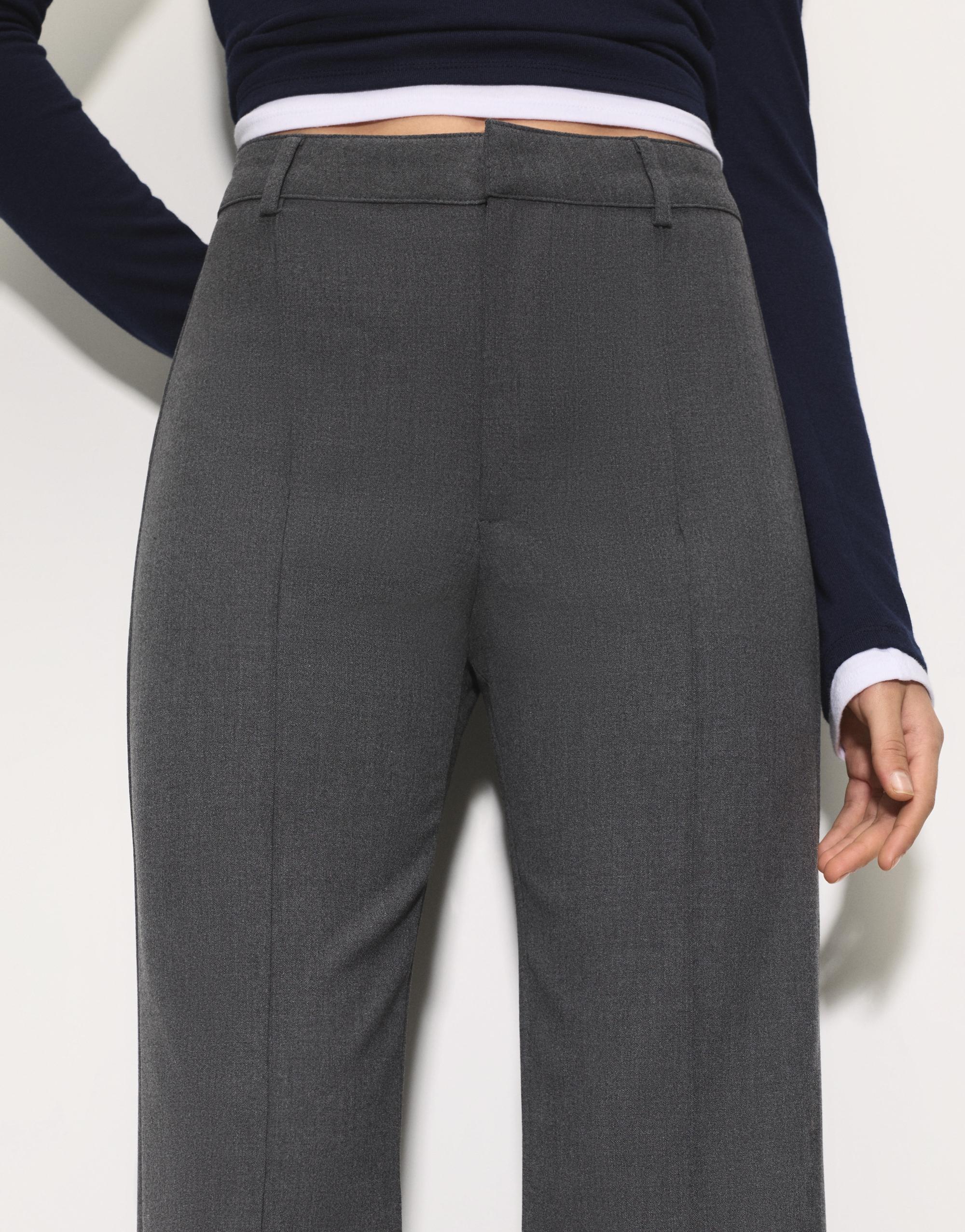 Smart trousers with seam detail — Grey
