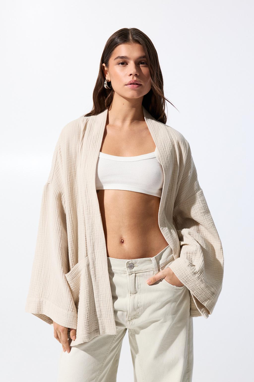 Flowing kimono jacket PULL&BEAR - Main Image