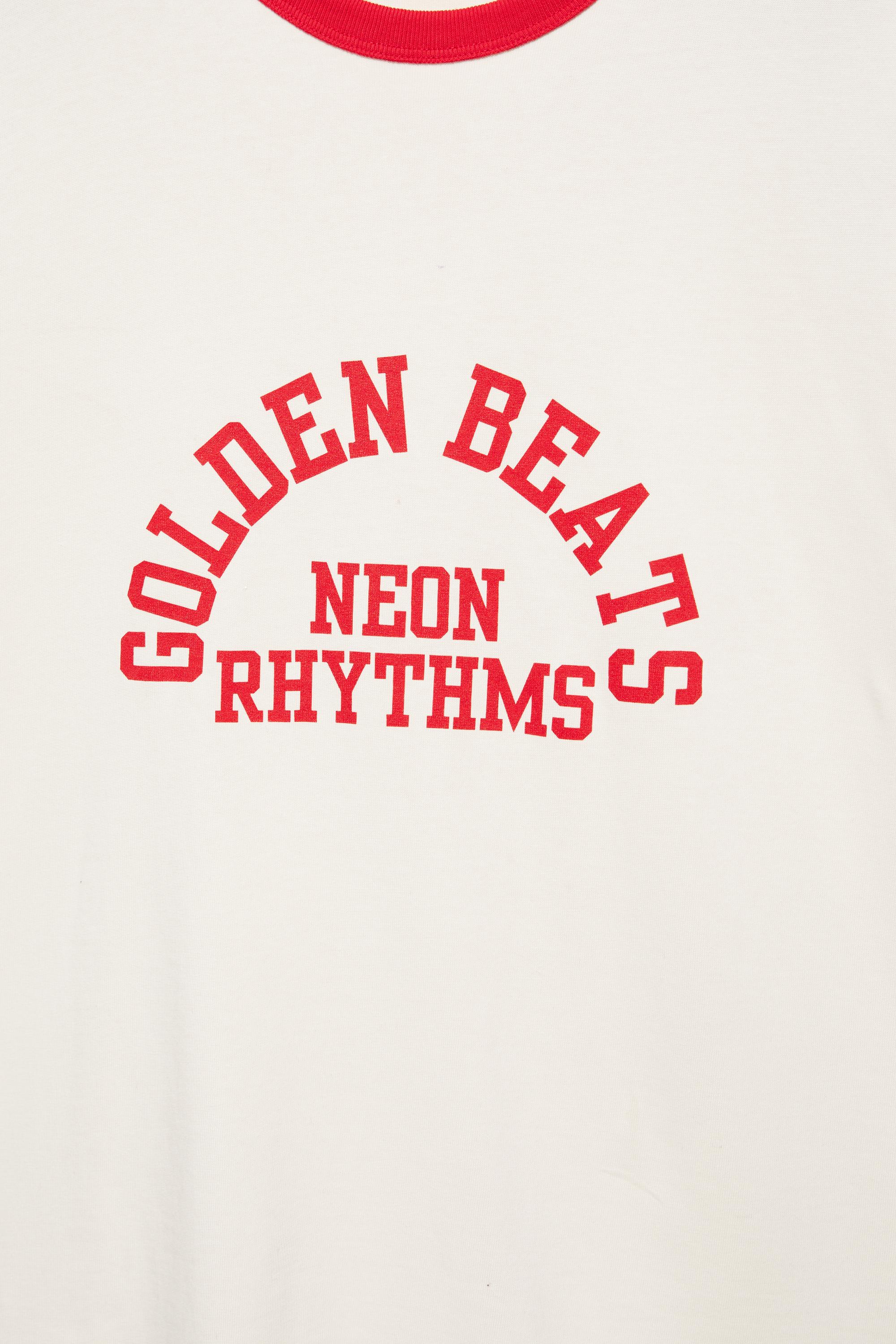 Ribbed graphic T-shirt — Red