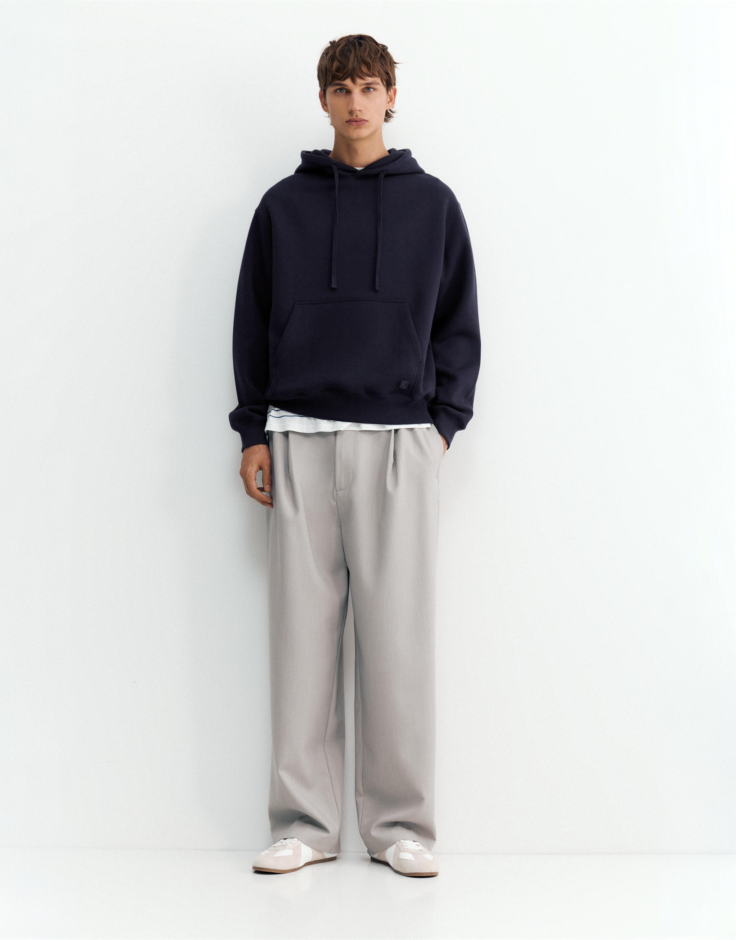 Basic hoodie — Navy