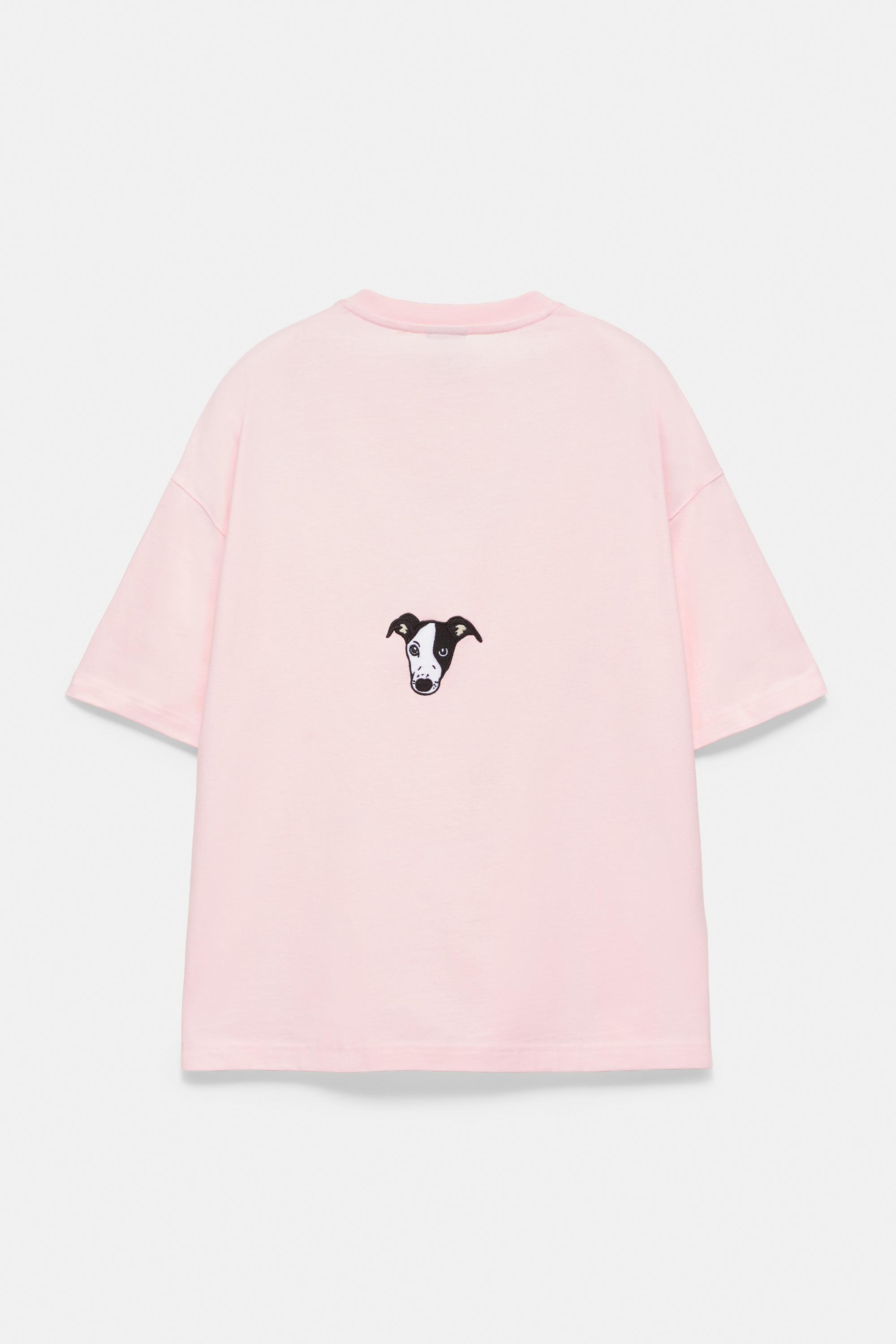 Dog Person graphic T-shirt — Pink