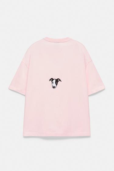 Dog Person graphic T-shirt — Pink 7