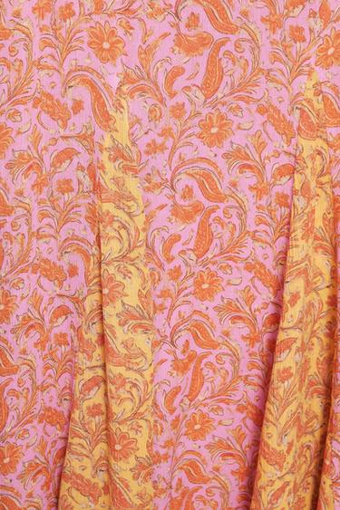 Printed halter midi dress — Pink 5