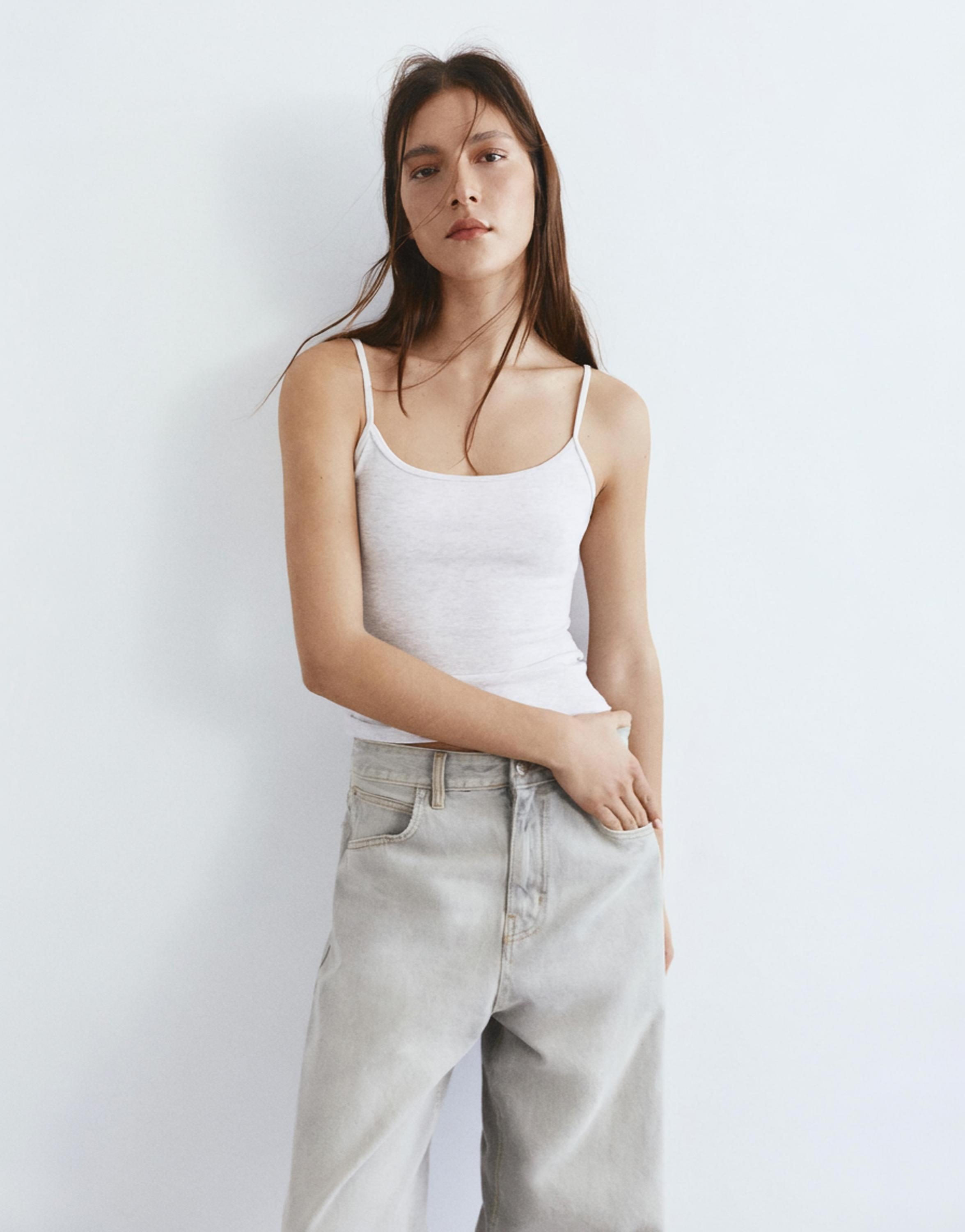 İnce askılı tişört - Görsel 6