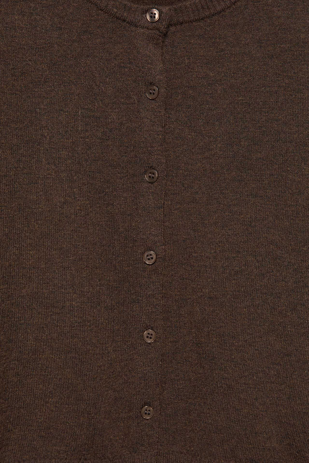 Basic cardigan — Brown