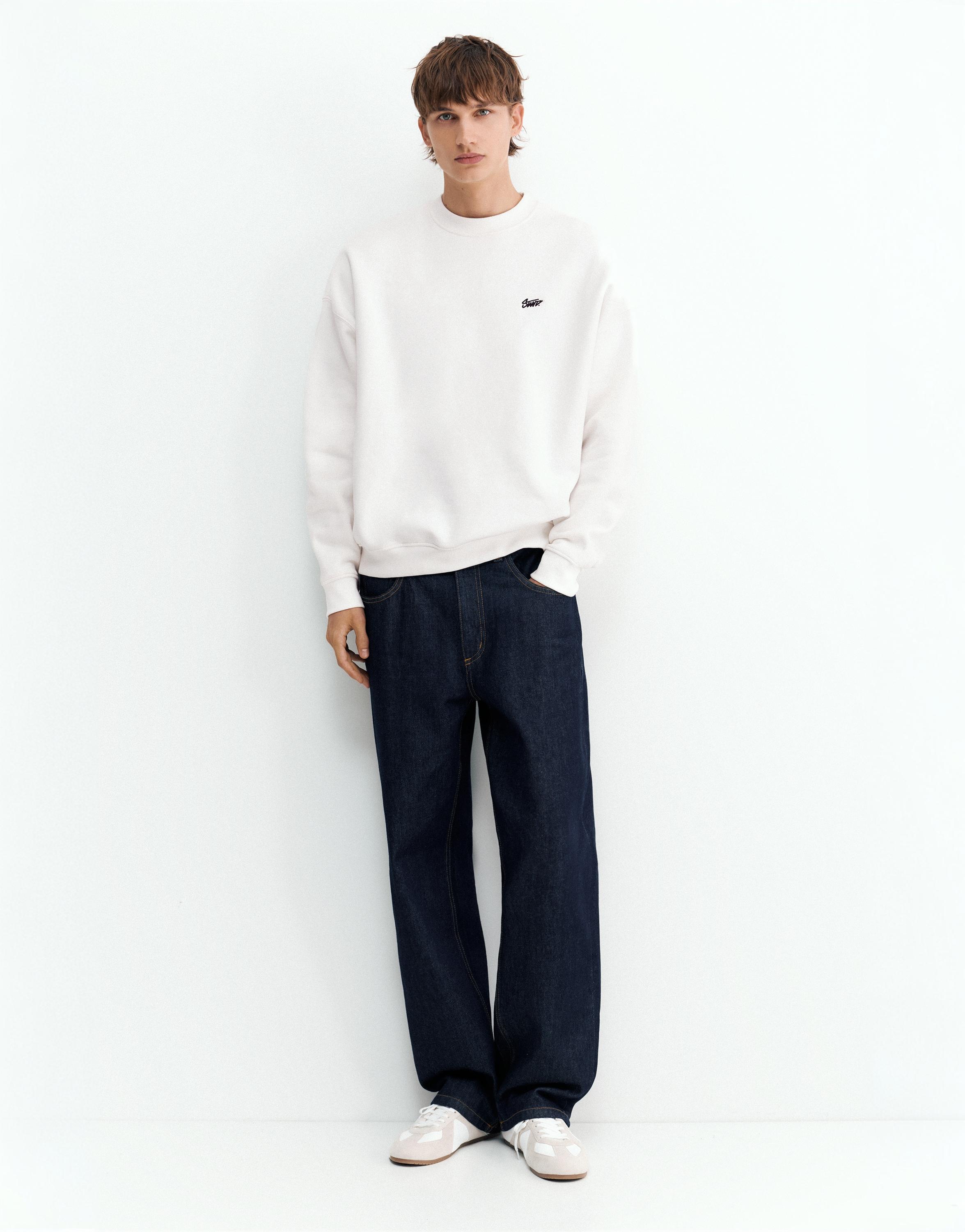 STWD boxy sweatshirt — Off white