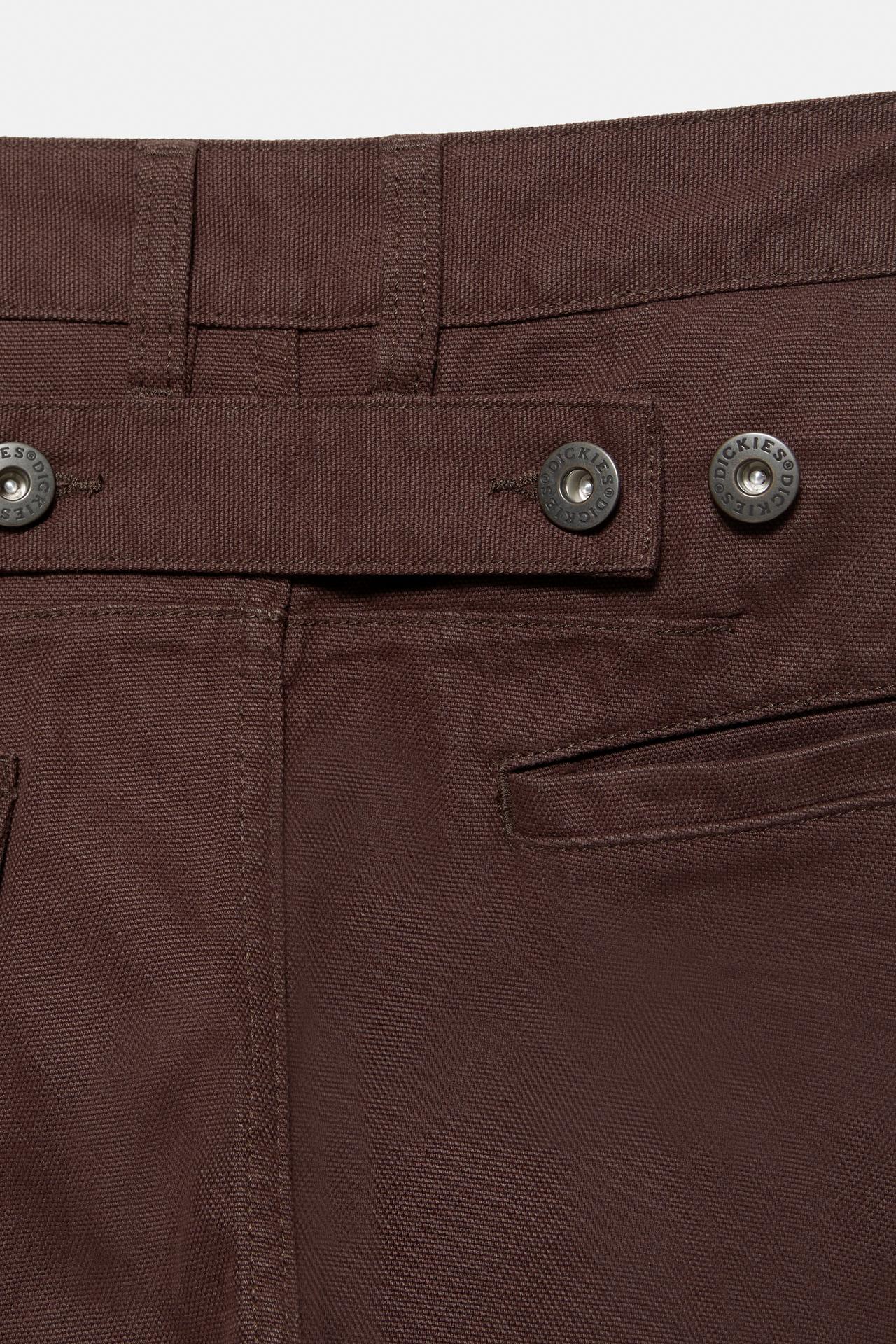 Dickies barrel chino trousers — Brown