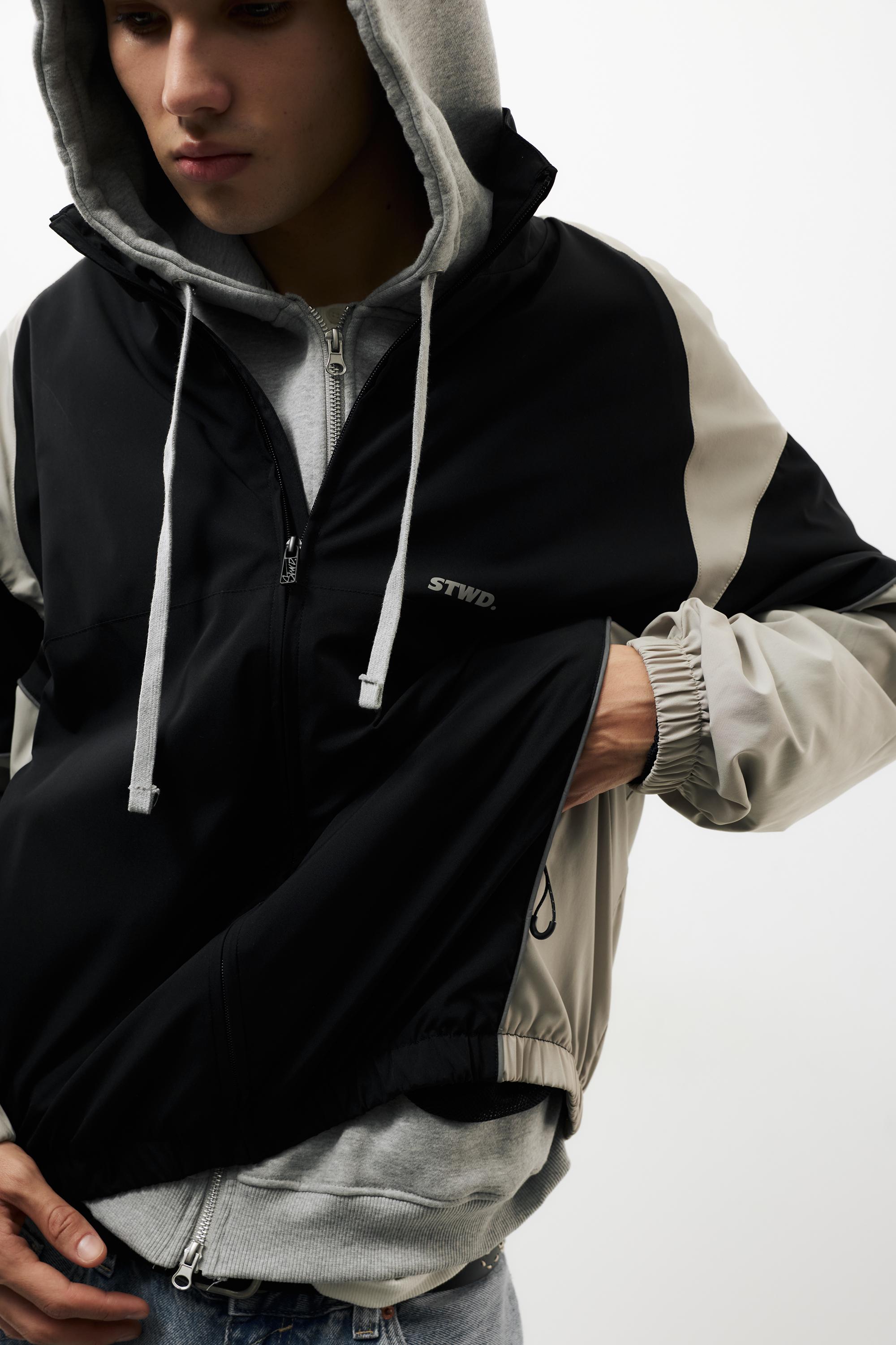 Pull&Bear STWD kontrast panelli eşofman ceketi görsel 7
