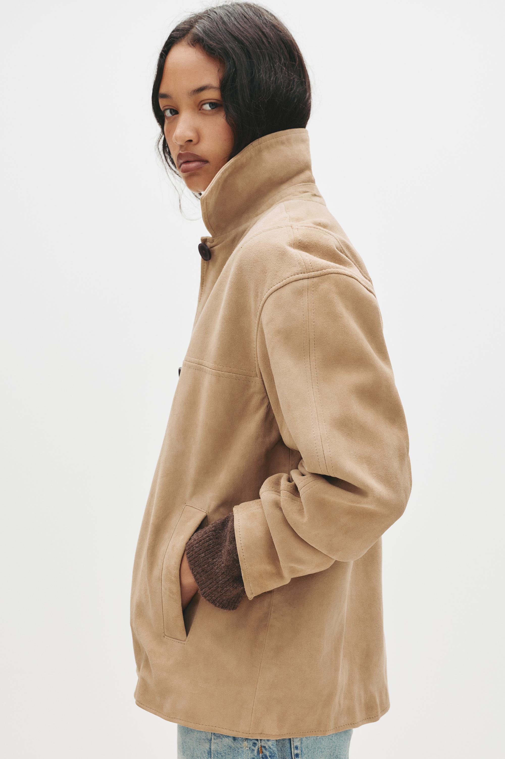 Jacke Aus 100 % Wildleder