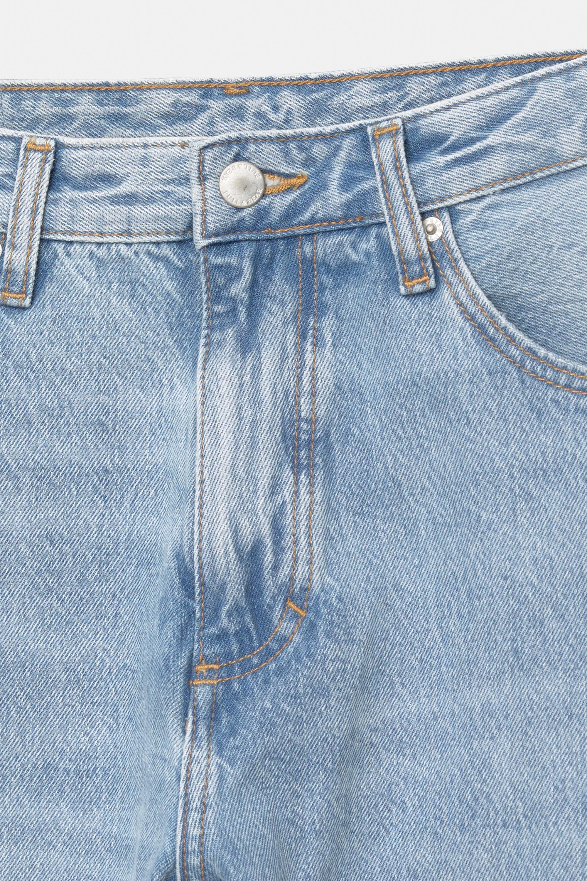 Straight-leg jeans — Pale indigo