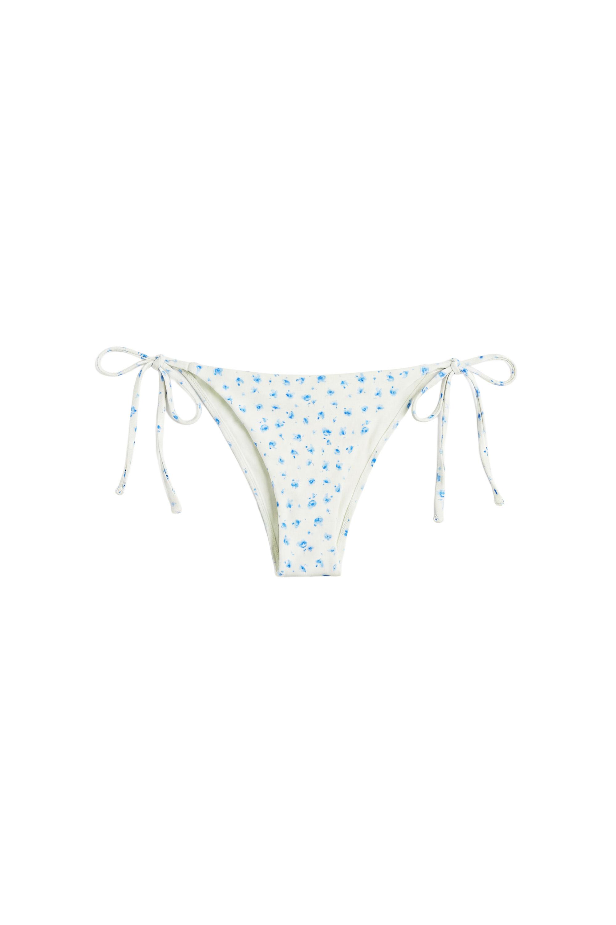 Çiçekli fiyonklu bikini altı - Görsel 4