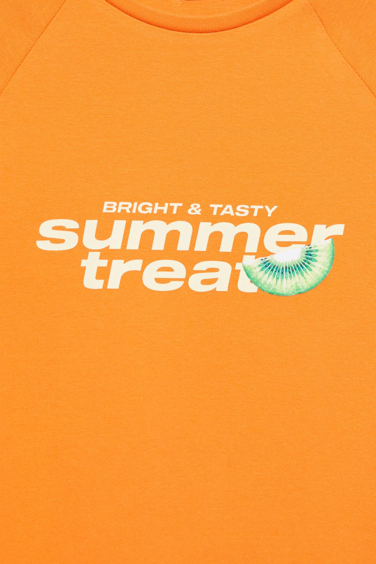 Fruit graphic T-shirt — Orange