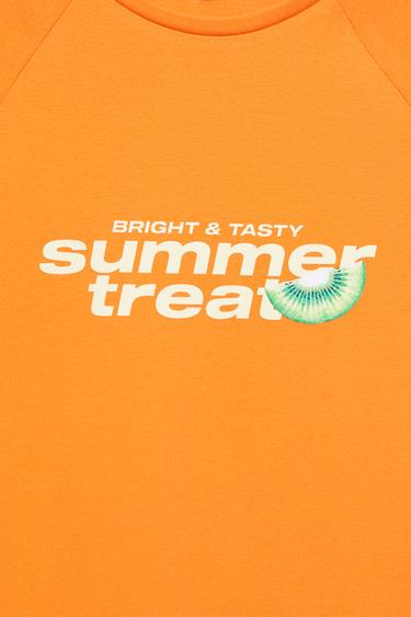 Fruit graphic T-shirt — Orange 8