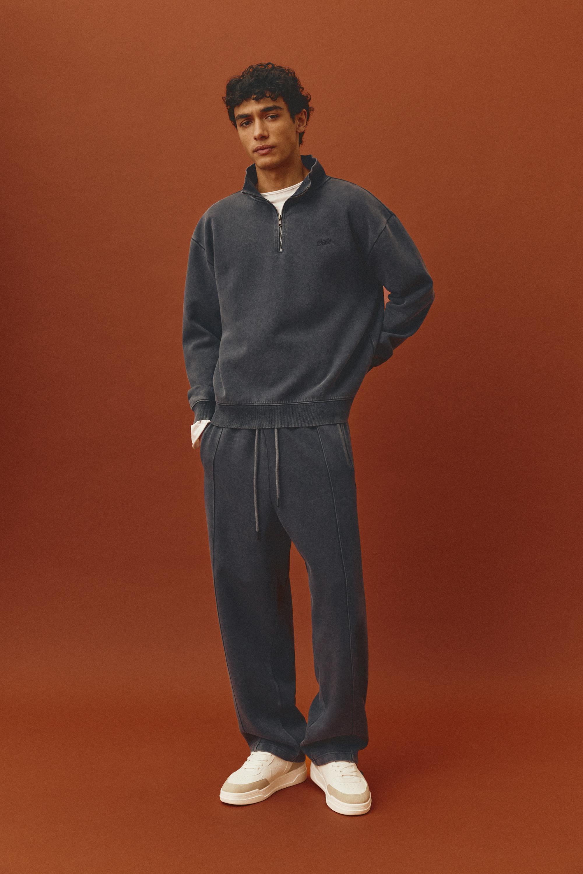 Fermuarlı dik yaka sweatshirt STWD - Görsel 2