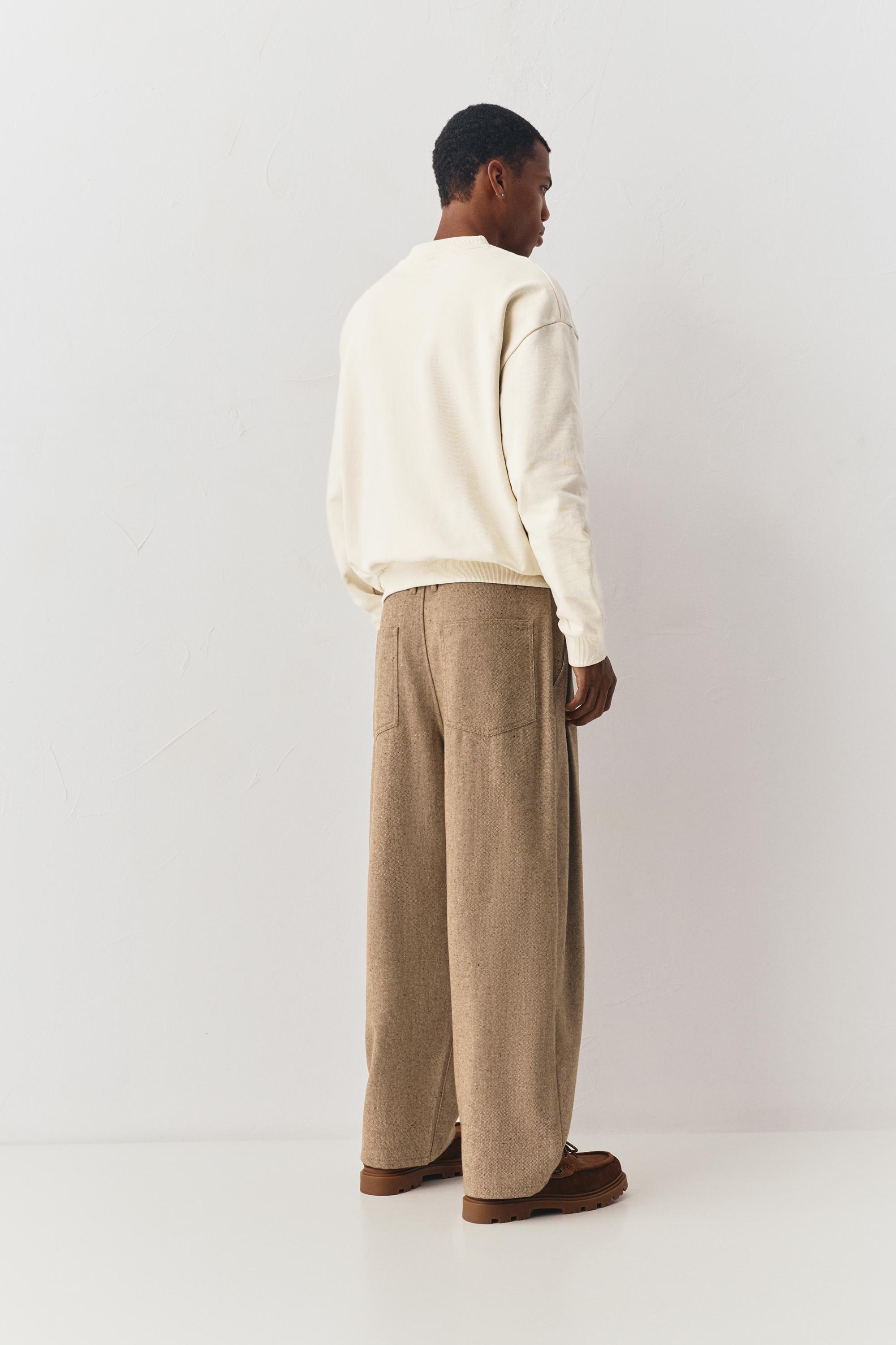 Yünlü tailored fit pantolon - Görsel 19