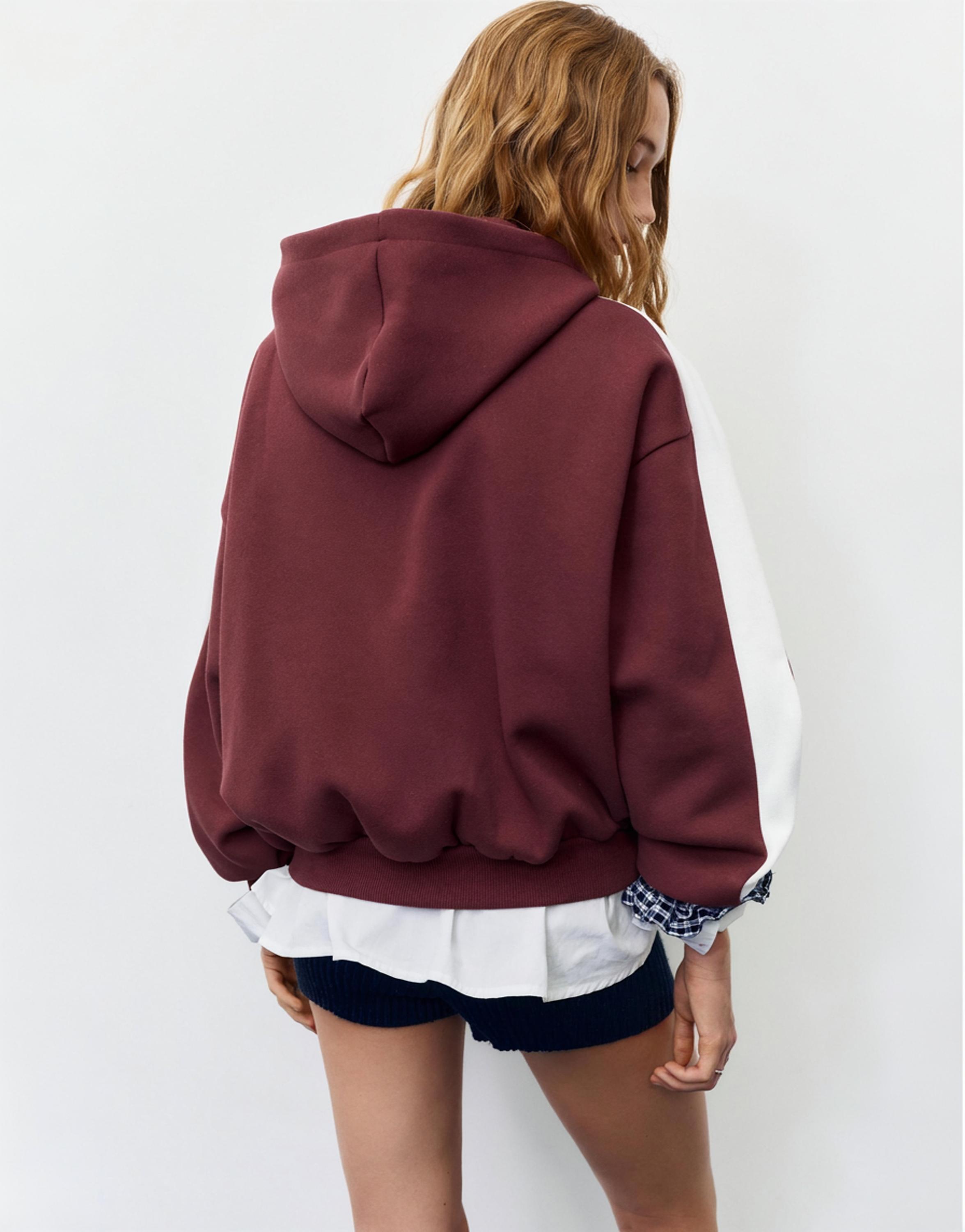 STWD Inner City hoodie — Maroon