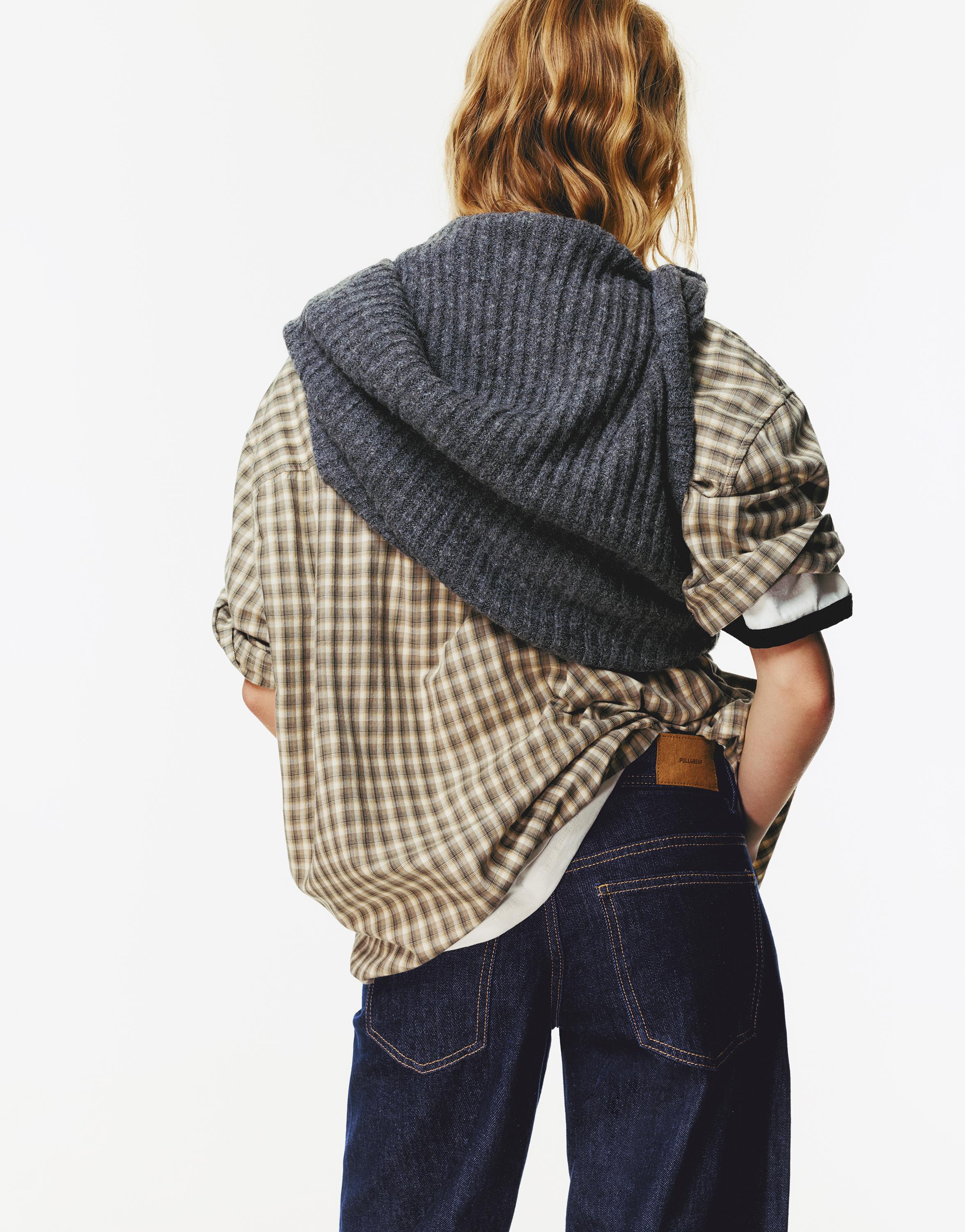 Düşük bel straight fit jean - Görsel 13