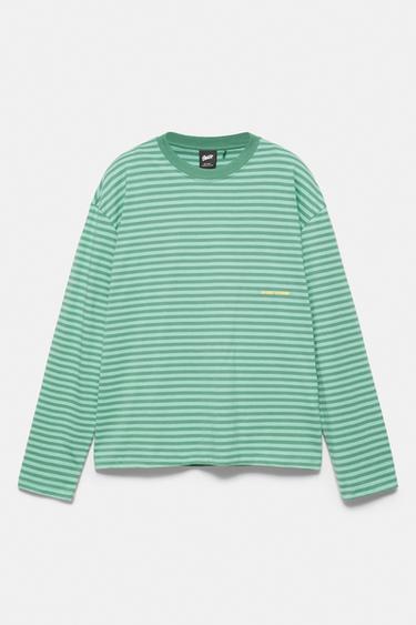 Striped STWD T-shirt — Green 4