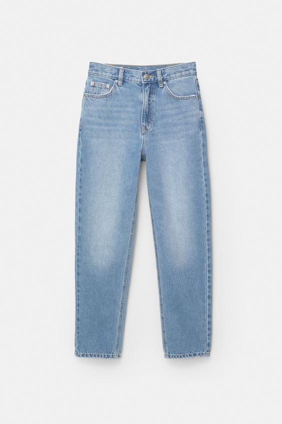 ripped jeans mom fit jean pull and bear