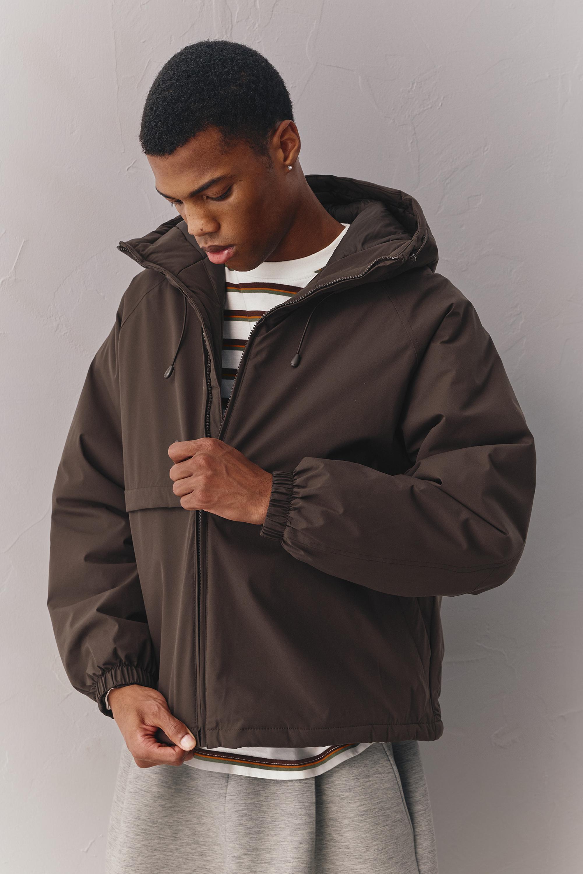 Pufferjacke Mit Stehkragen