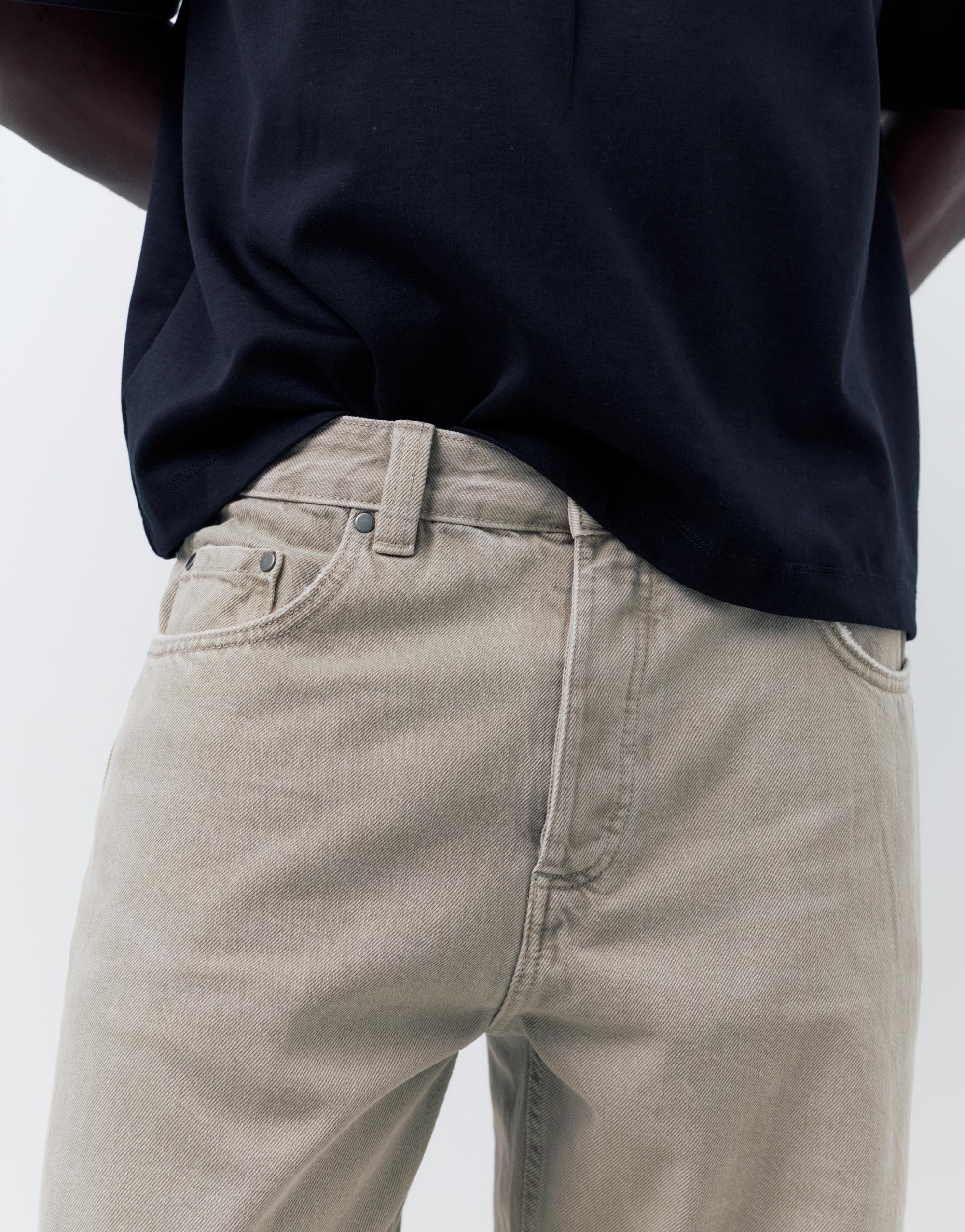 Regular straight-leg jeans — Pale grey