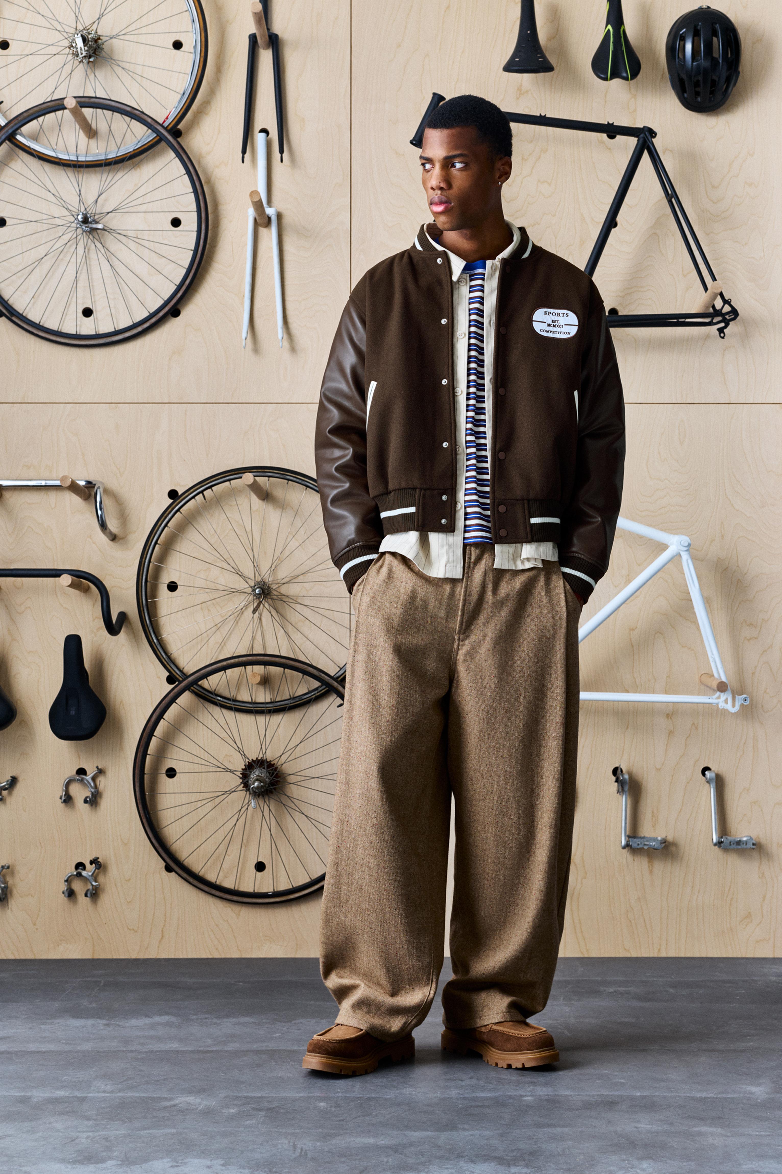 Kahverengi bomber ceket - Görsel 29