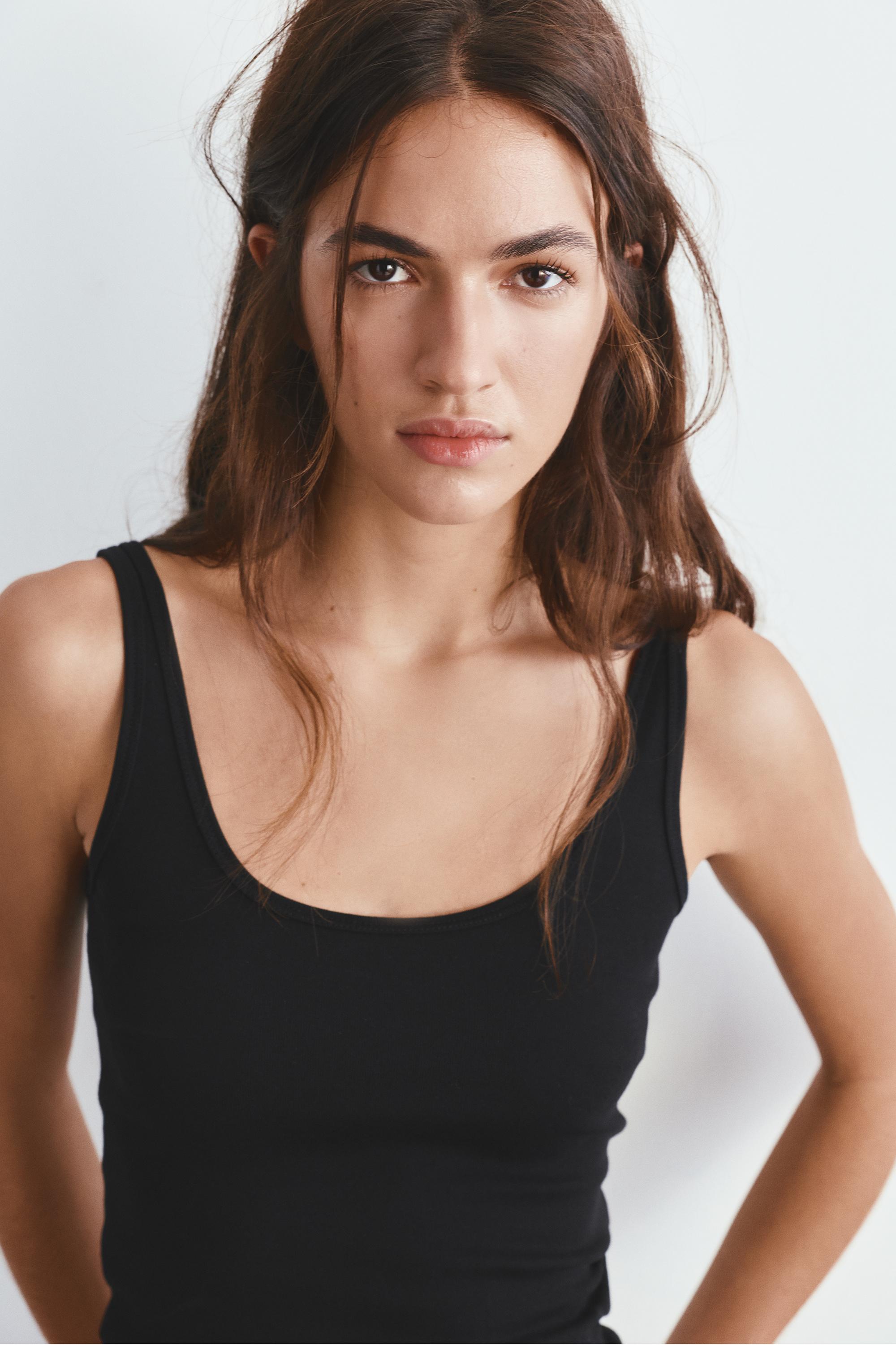 Modal askılı tank top - Görsel 15
