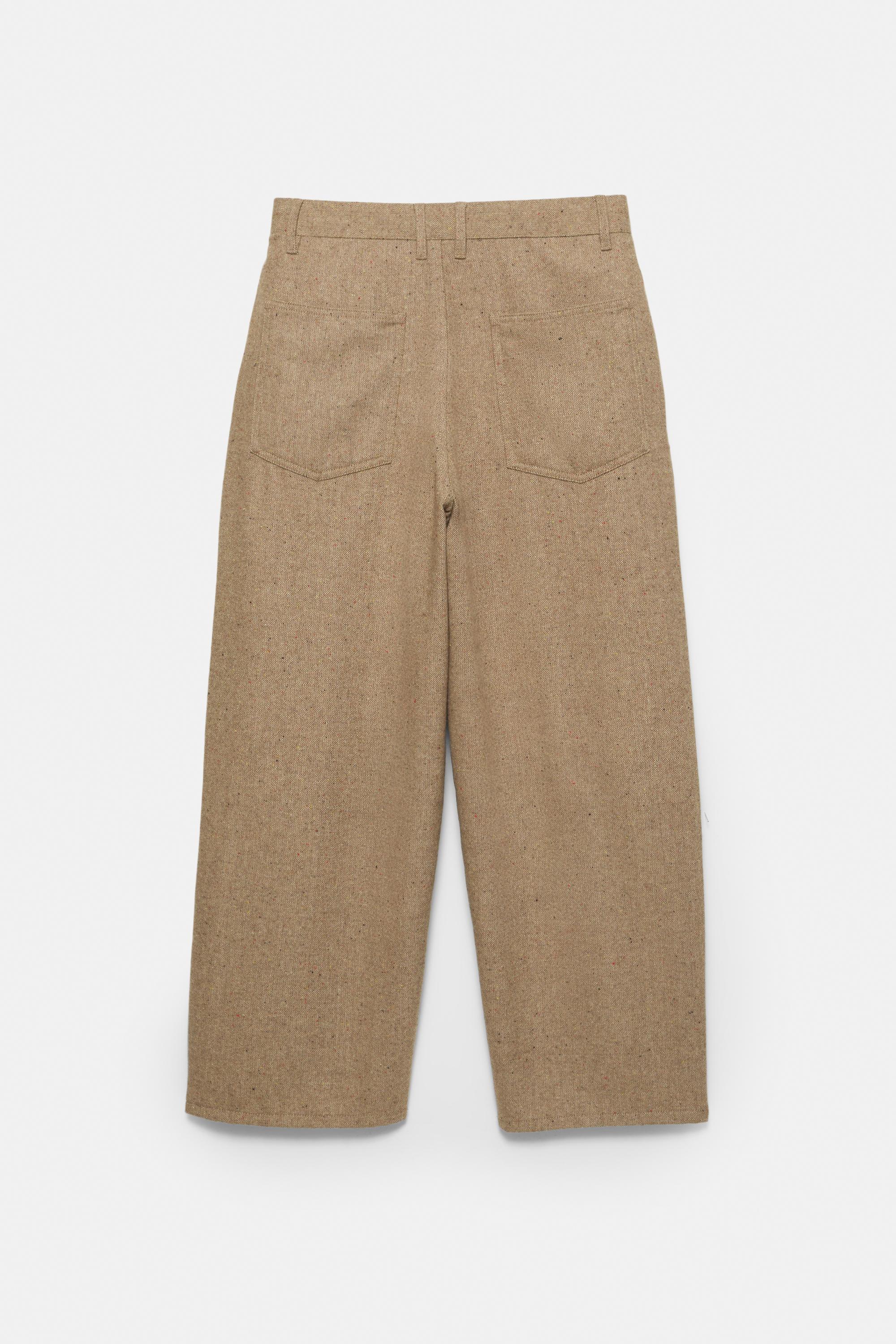 Yünlü tailored fit pantolon