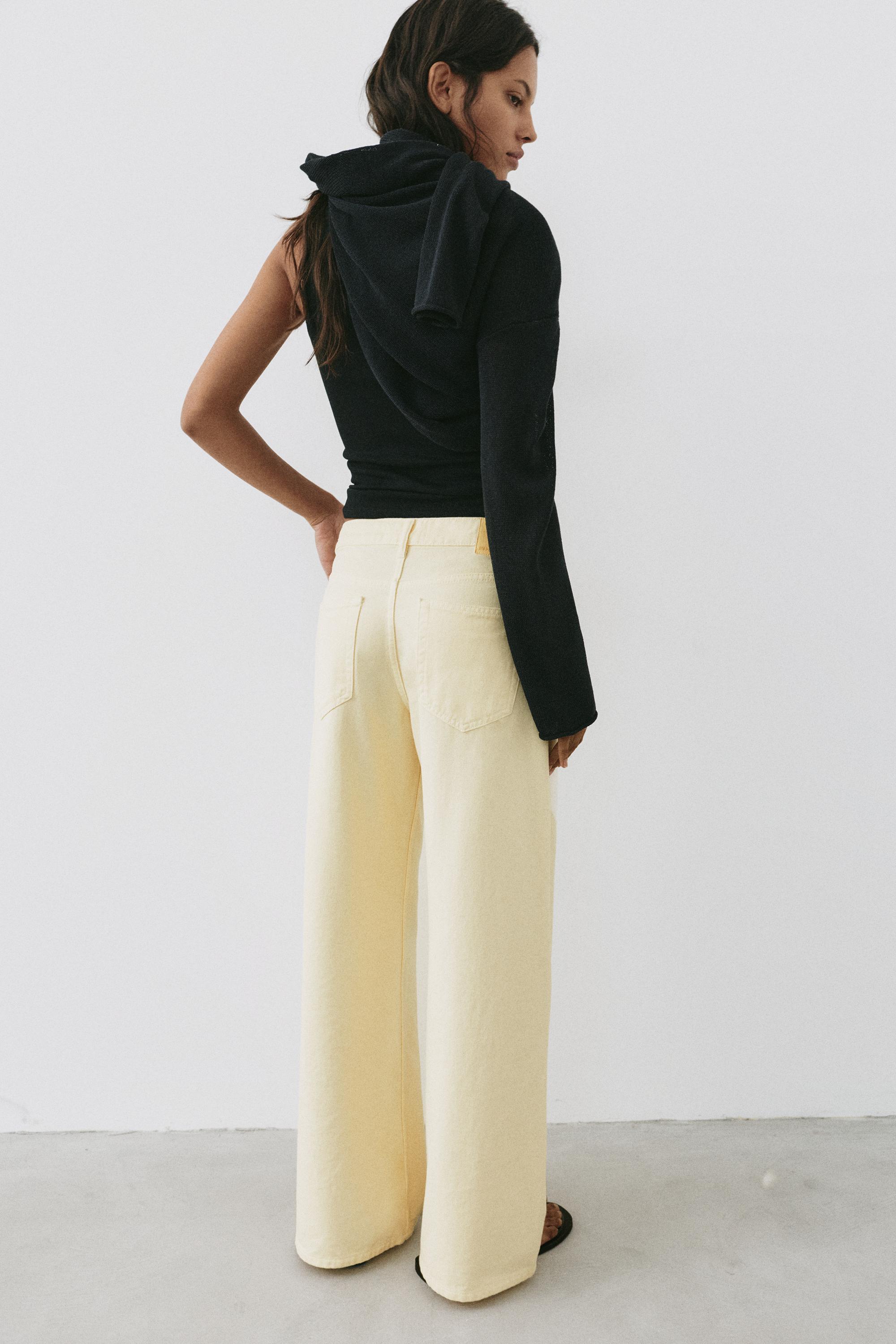 Oversize baggy jeans — Yellow
