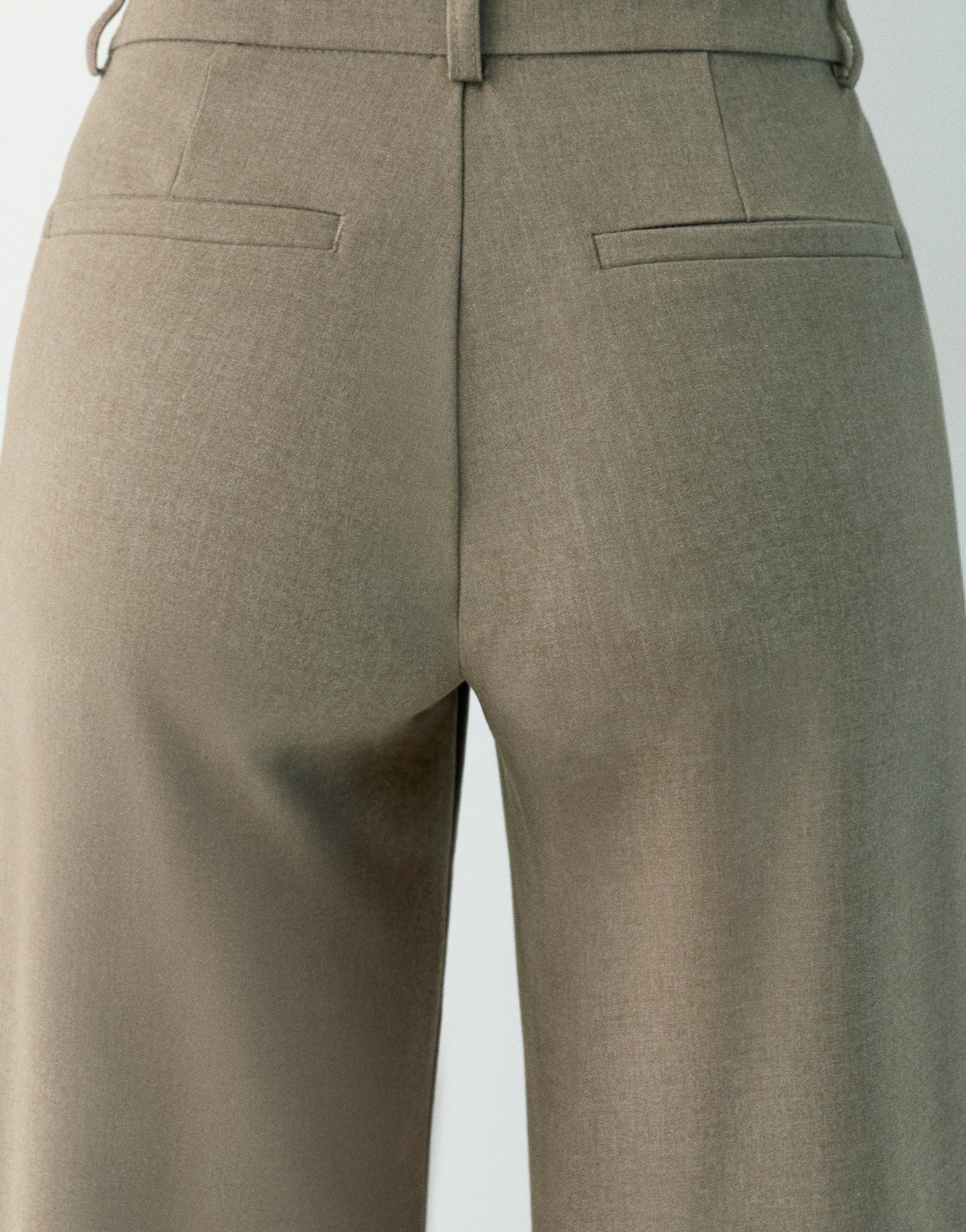 Uzun bol paça kumaş pantolon - Görsel 25